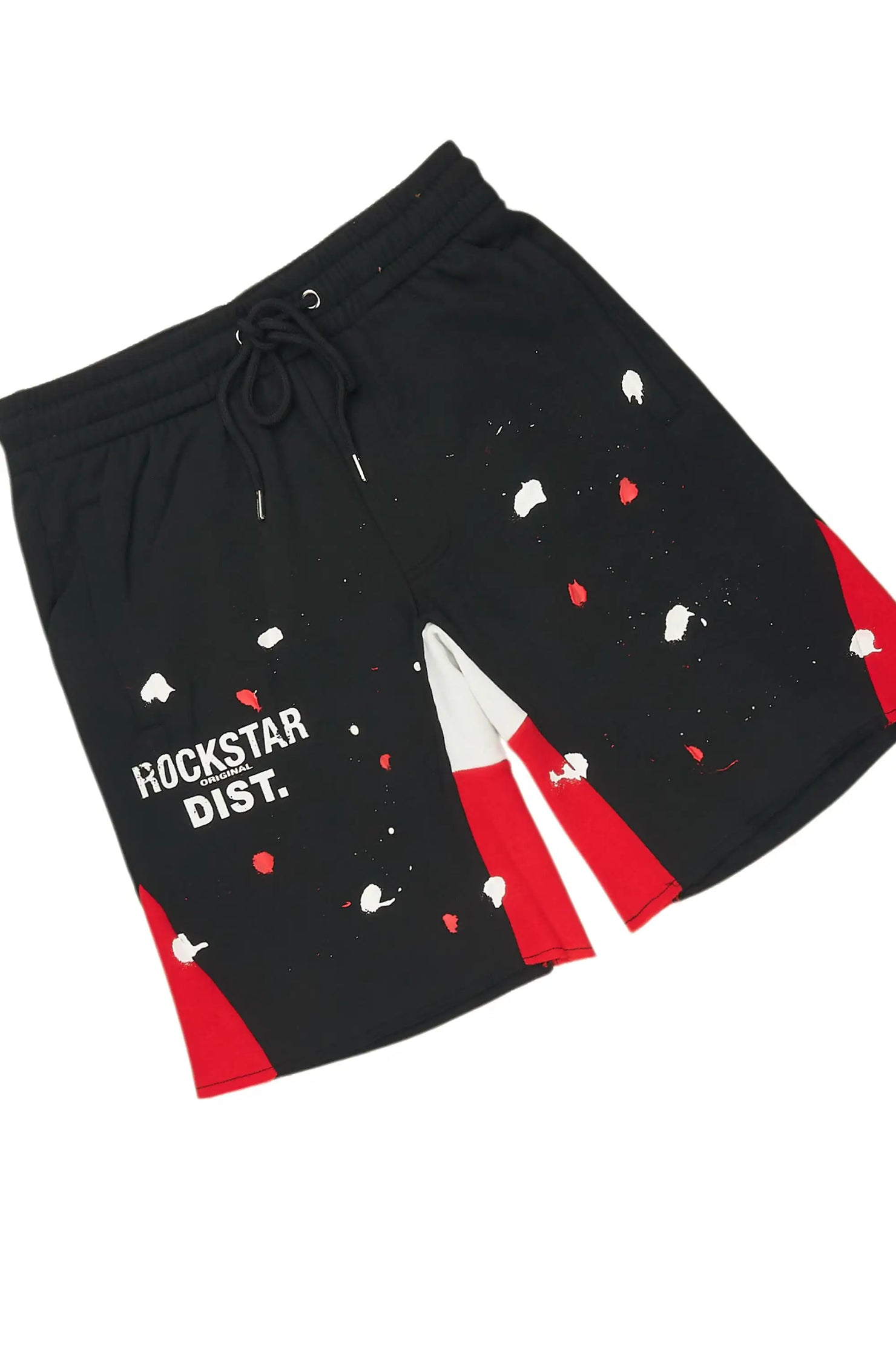 Scottie White/Black Painter T-Shirt/Short Set