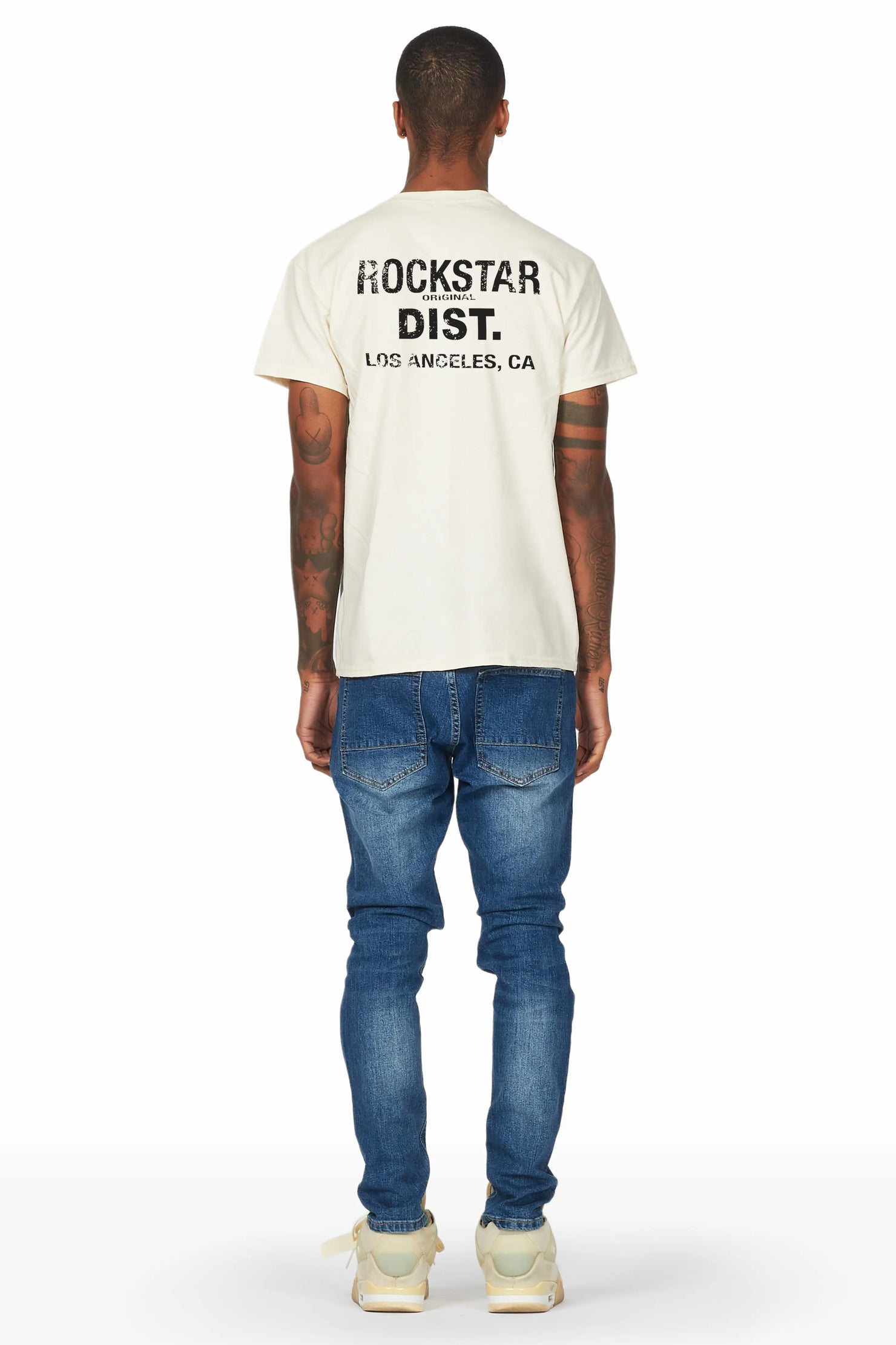 Lake Beige/Black T-Shirt/Slim Fit Jean Bundle