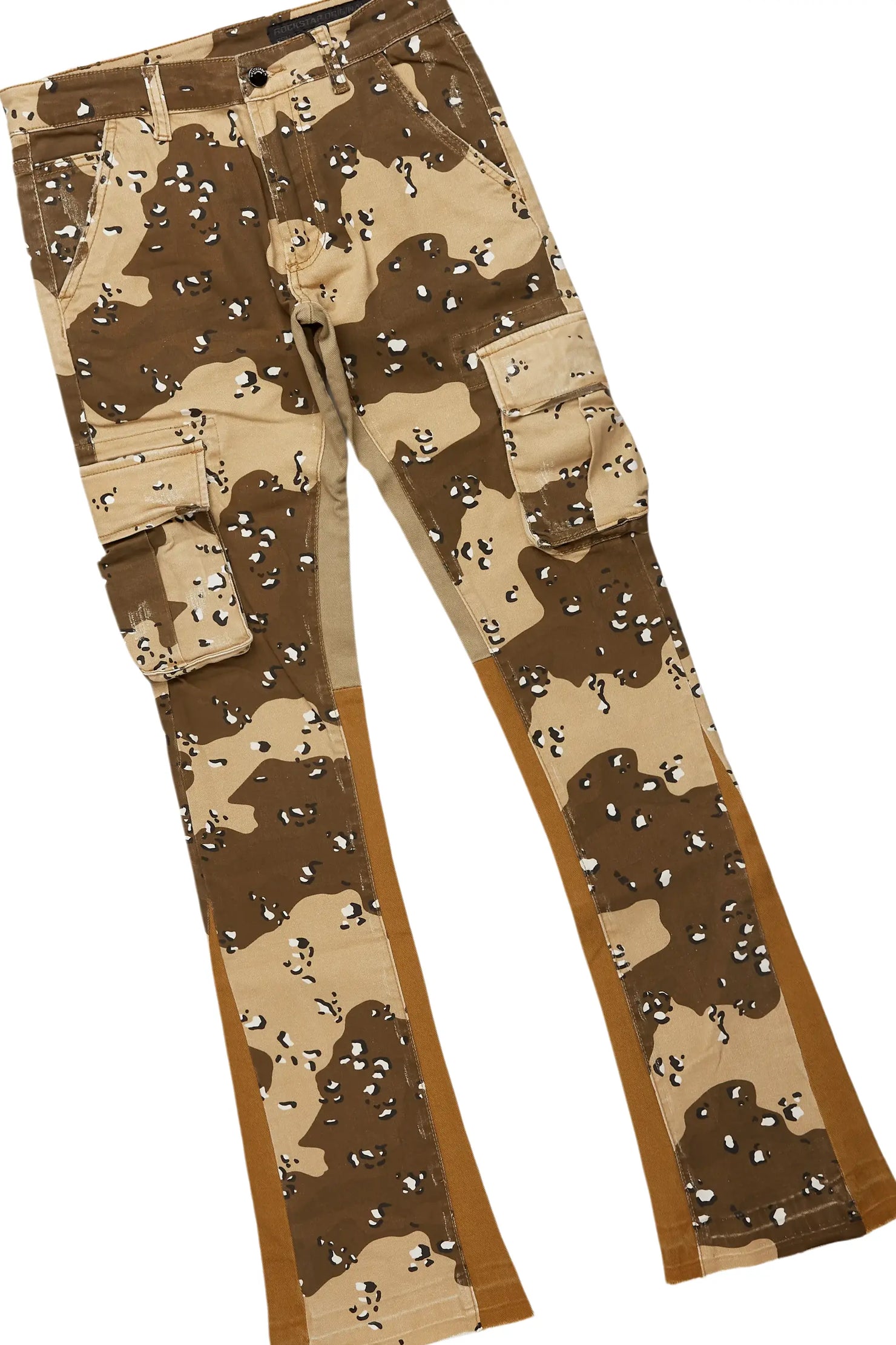 Boys States Brown Mohair/Stacked Flare Jean Set