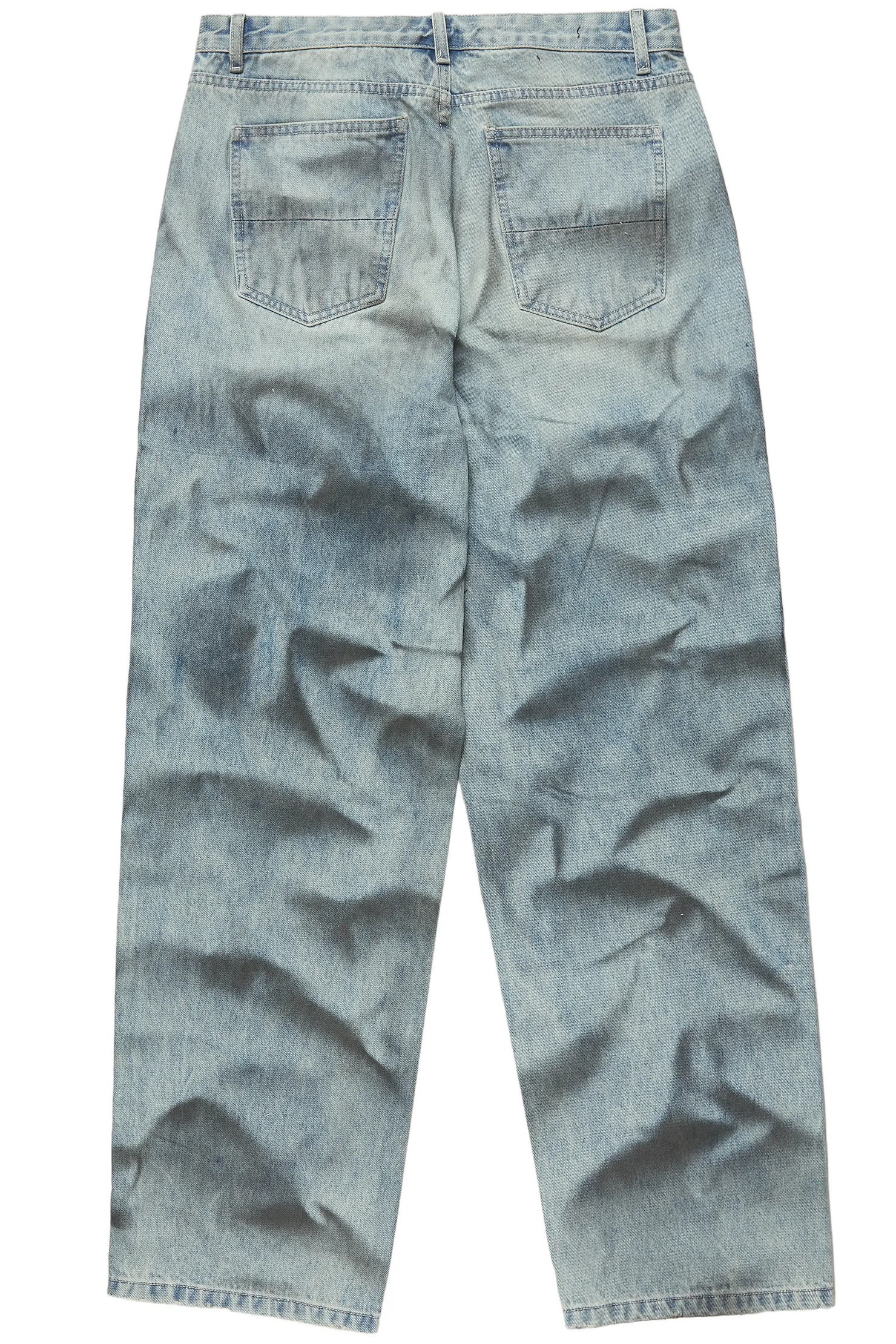 Yonah Blue Baggy Fit Jean
