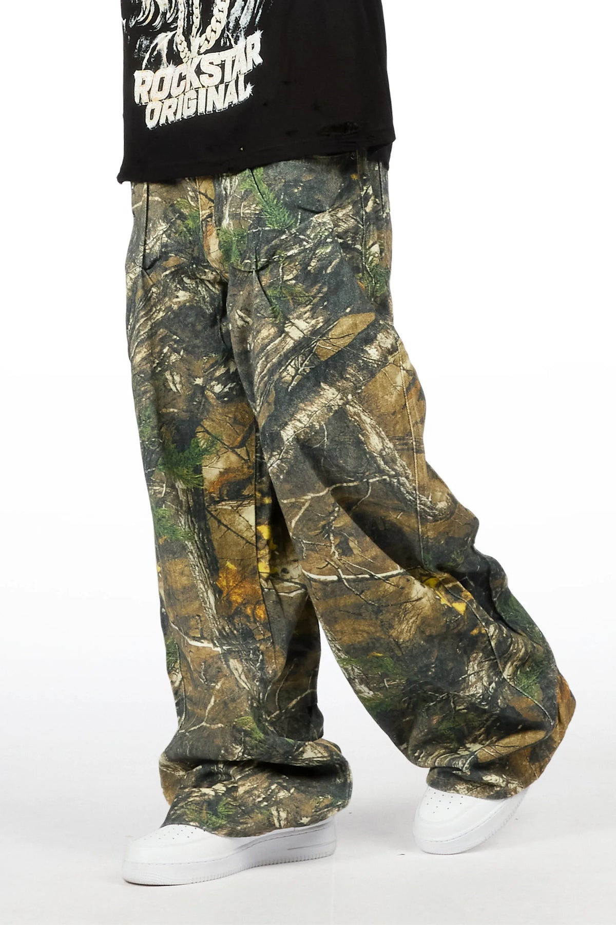 Attlee Tree Camo Baggy Fit Jean