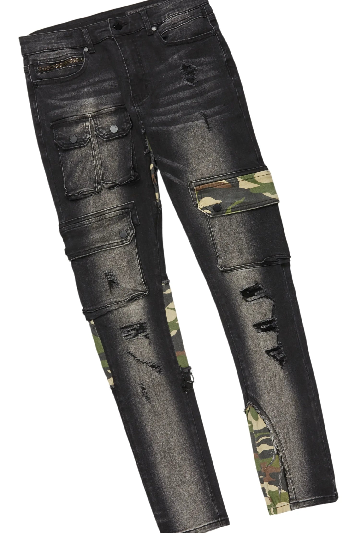 Palmer Black/Grey T-Shirt & Zeta Slim Fit Jean Bundle