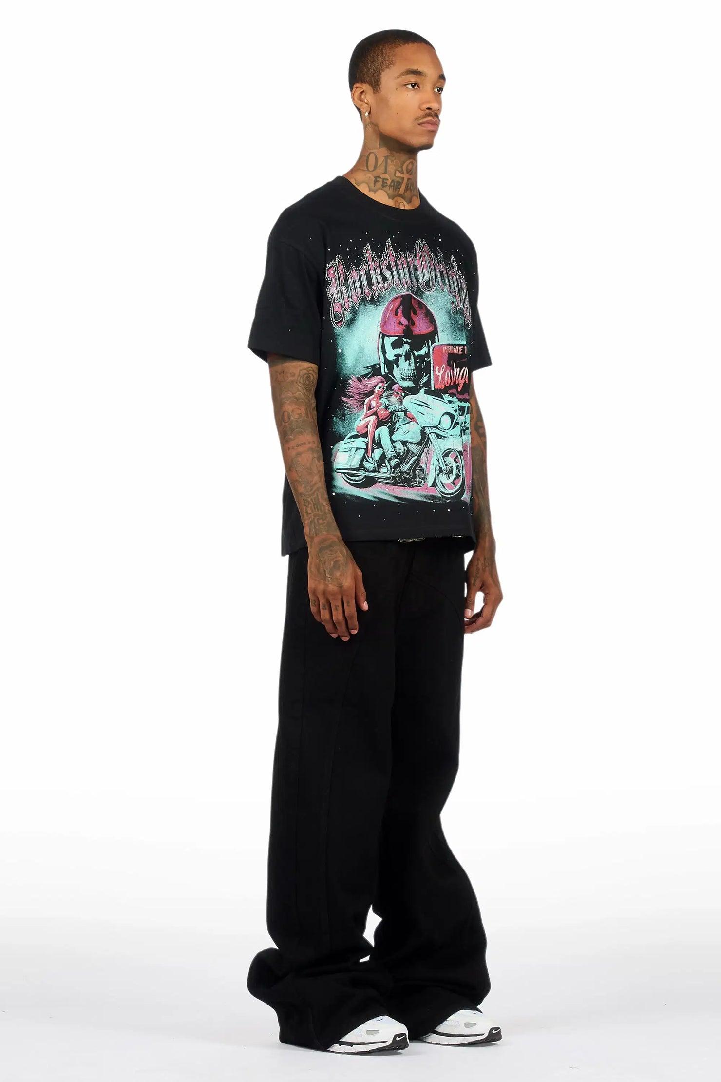 Ballen Black Baggy Jeans