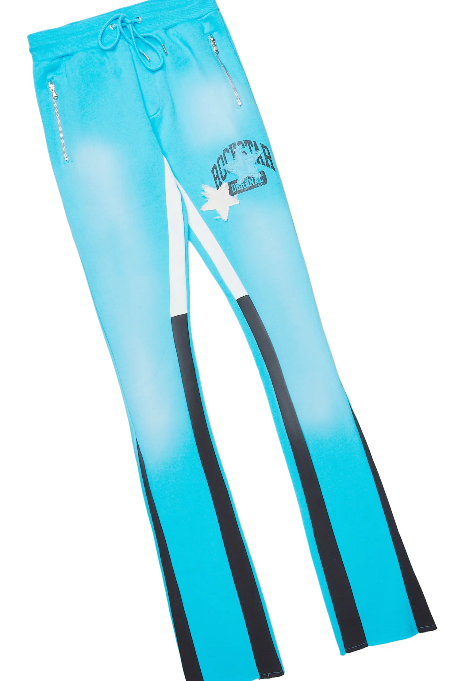 Mallor White/Blue T-Shirt/Super Stacked Track Set