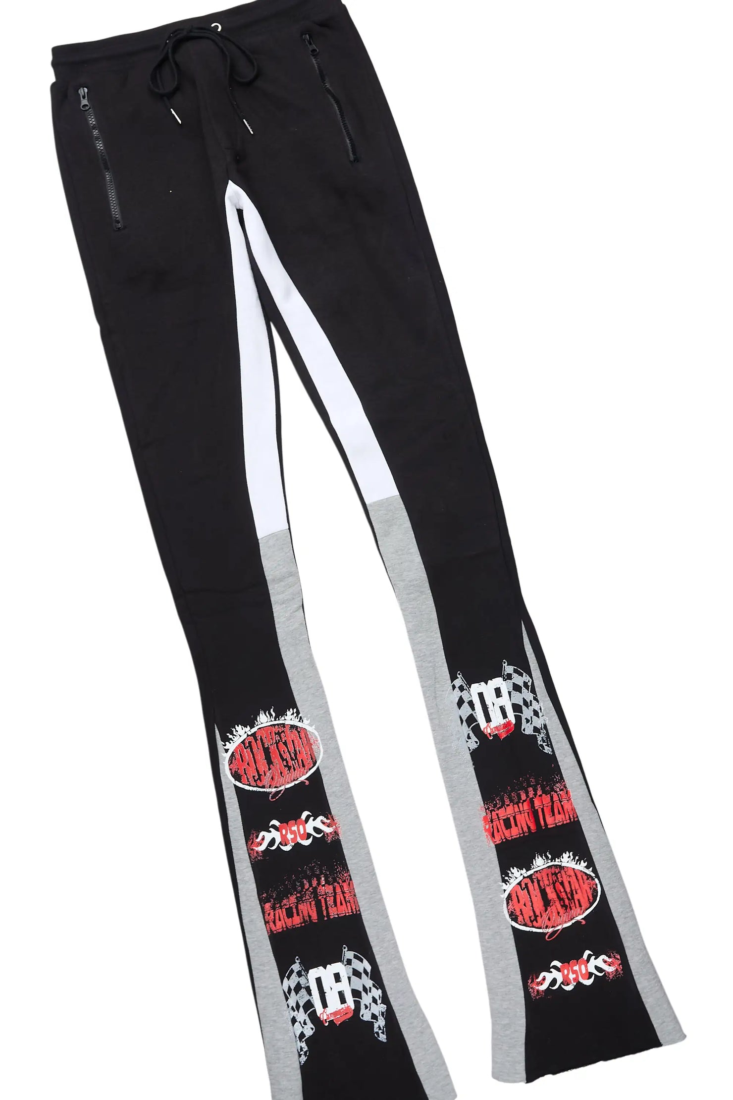 Oryen Black/Red Hoodie/Super Stacked Track Set
