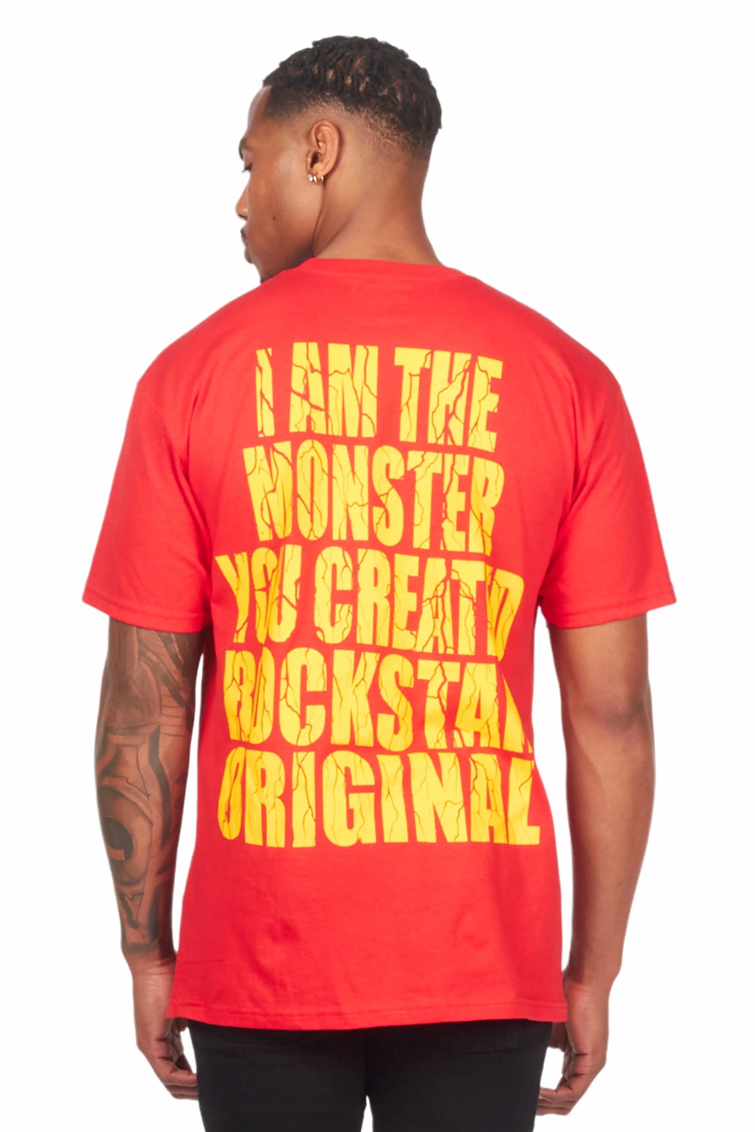 Scared Red Graphic T-Shirt