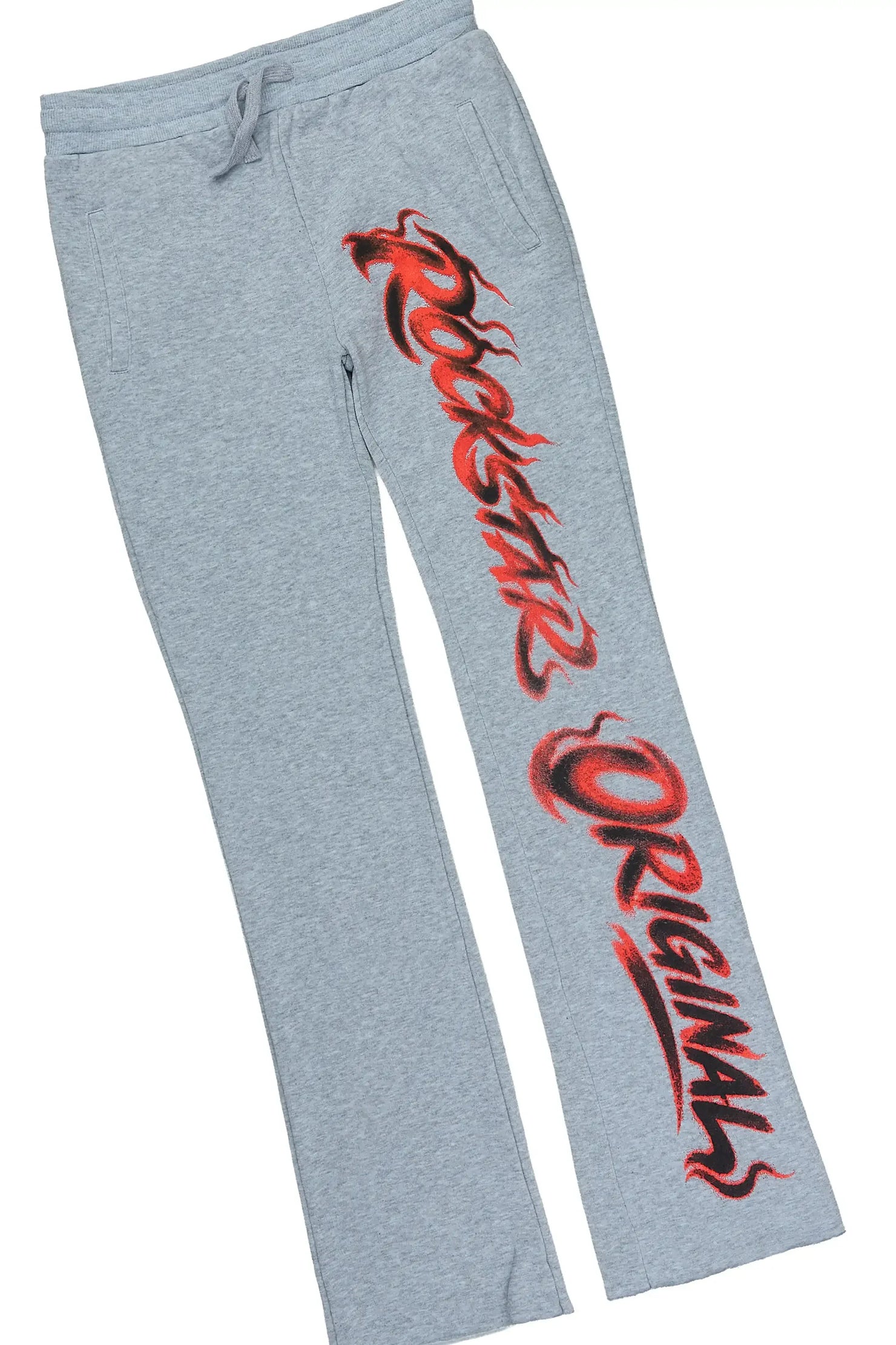 Boys Loom Heather Grey Graphic Hoodie Track Set