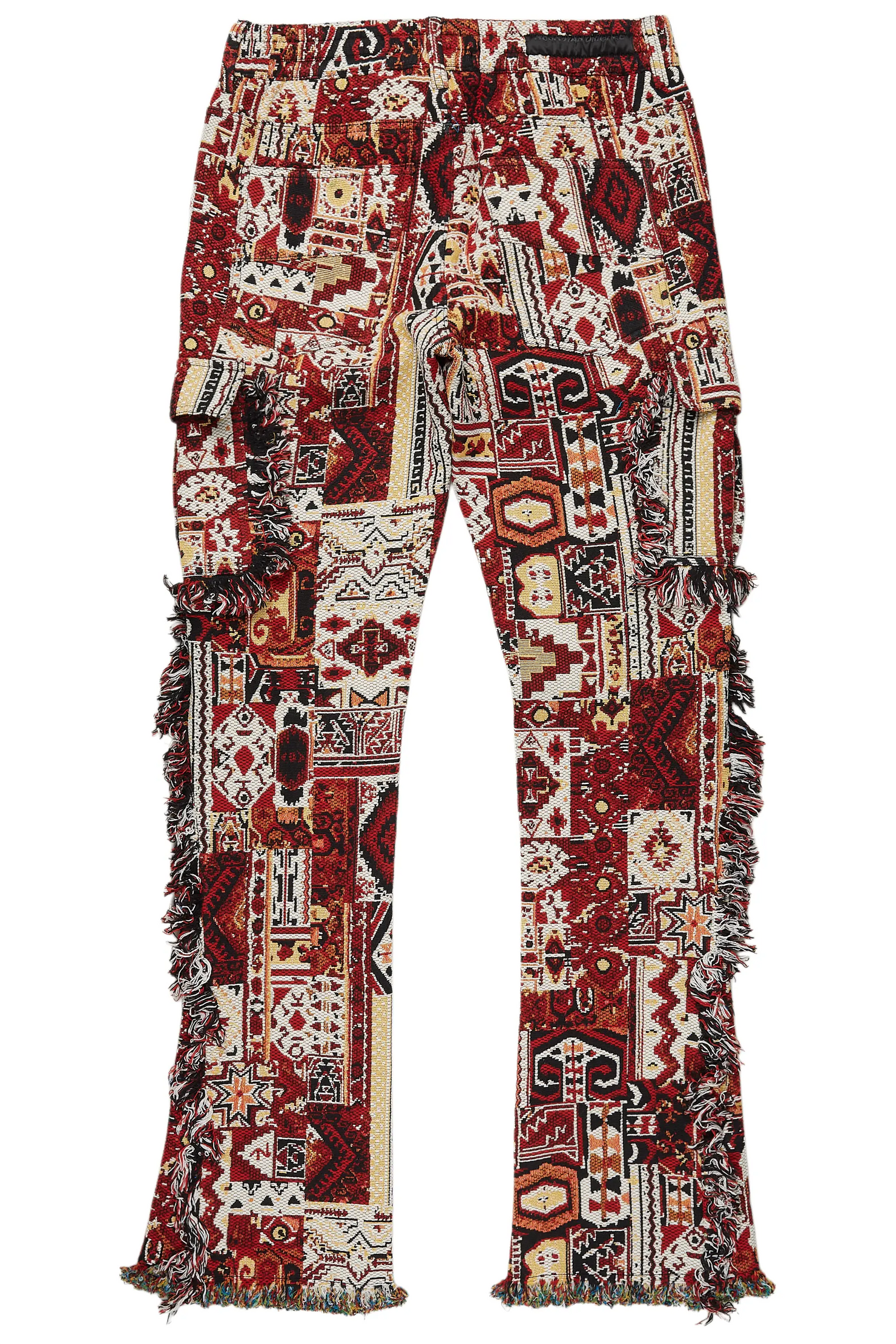 Ayami Pink Slim Tapestry Flare Jean