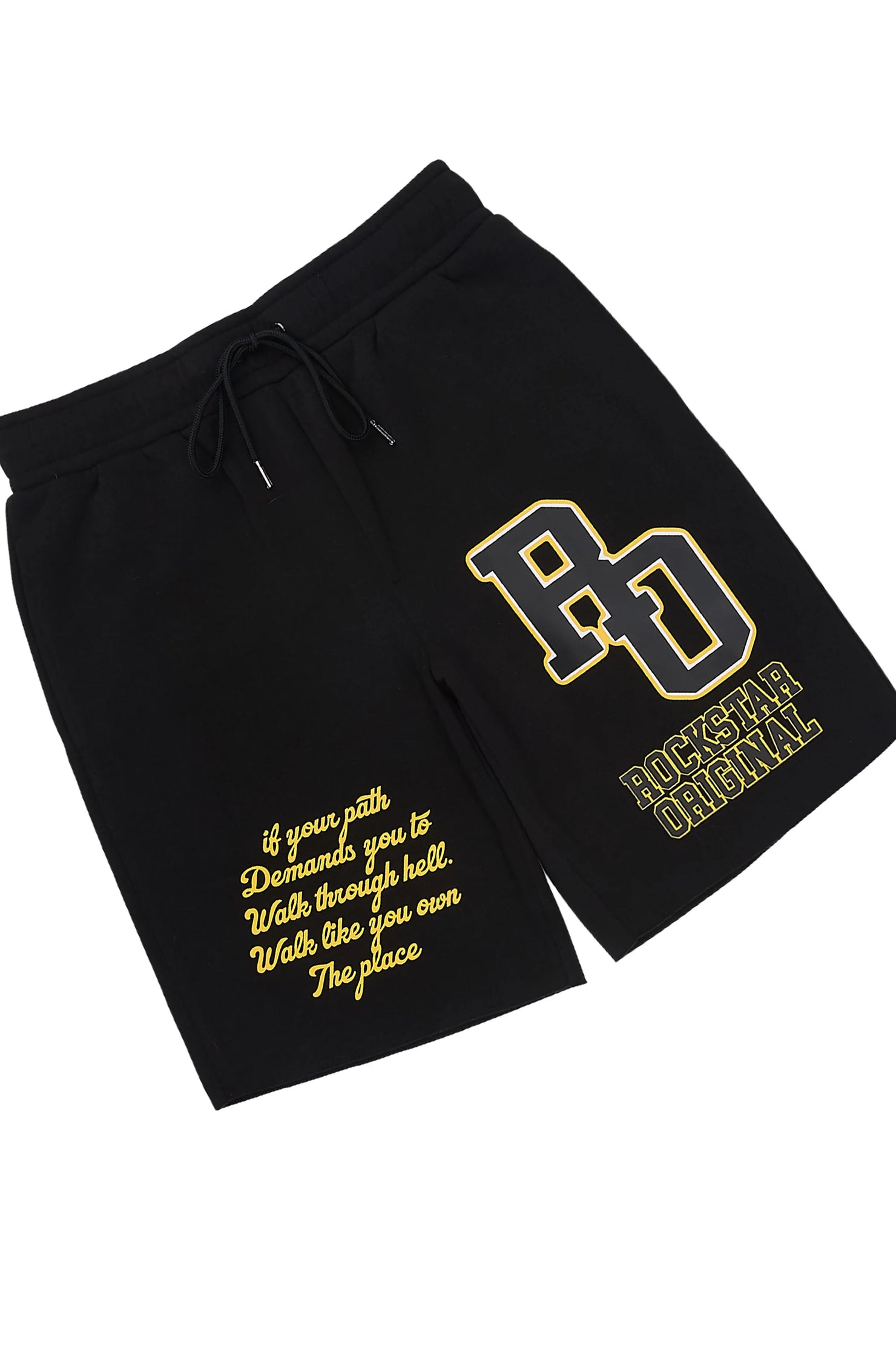 Leslaw Black T-Shirt/Short Set