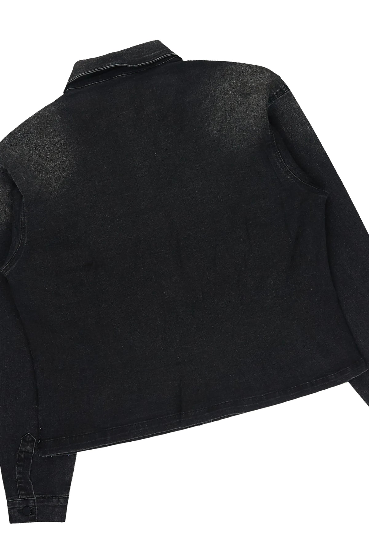 Clemente Dark Grey Rhinestone Button Down Shirt/Jean Set