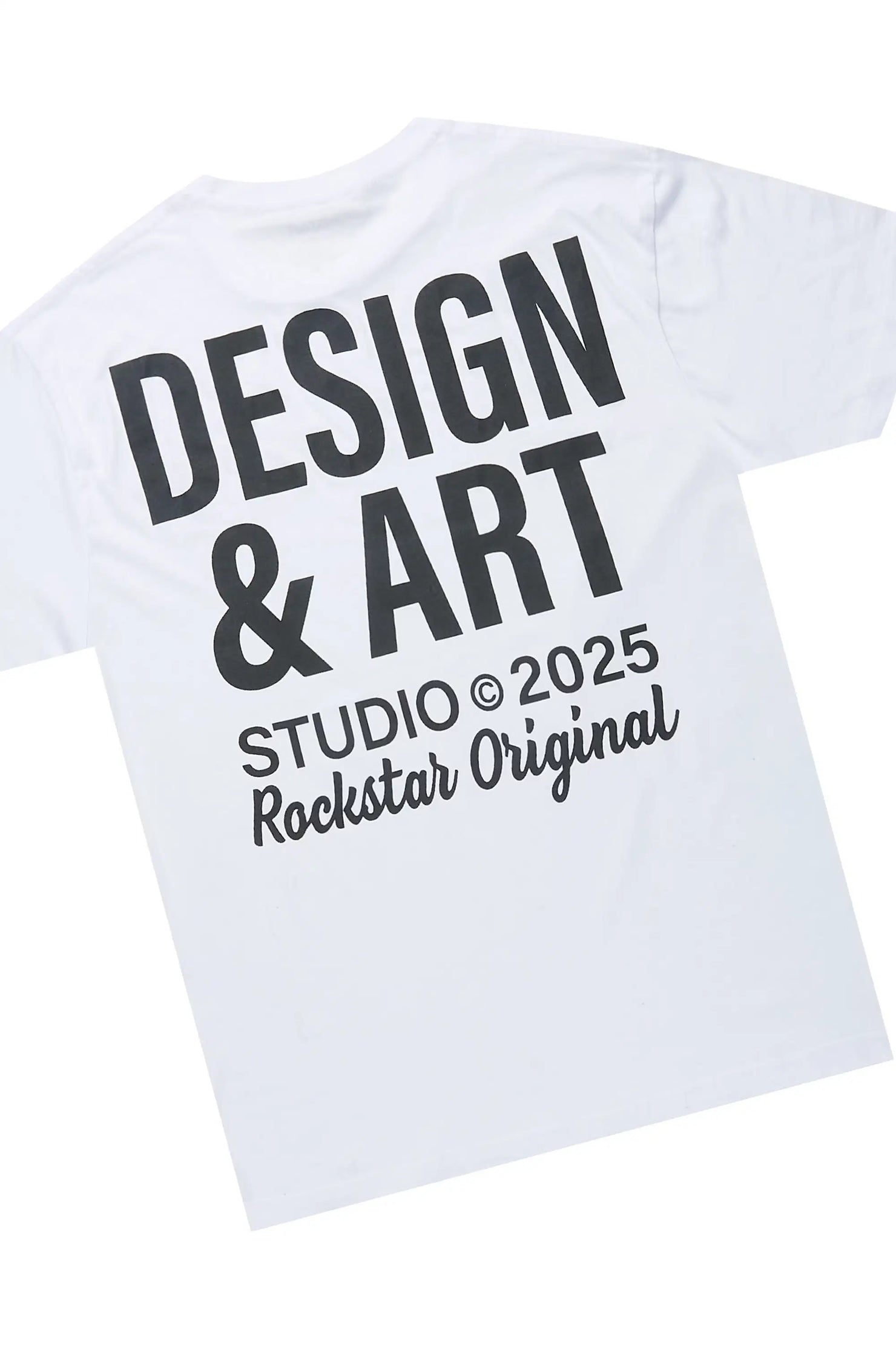 Damone White/Royal Blue T-Shirt/Super Stacked Track Set