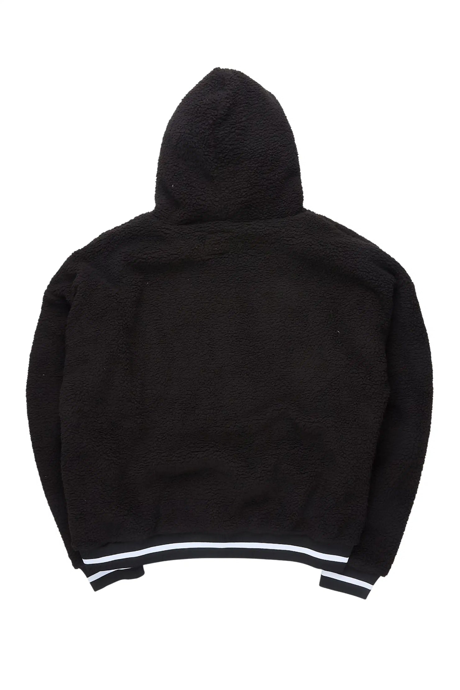 Leilla Black Sherpa Hoodie