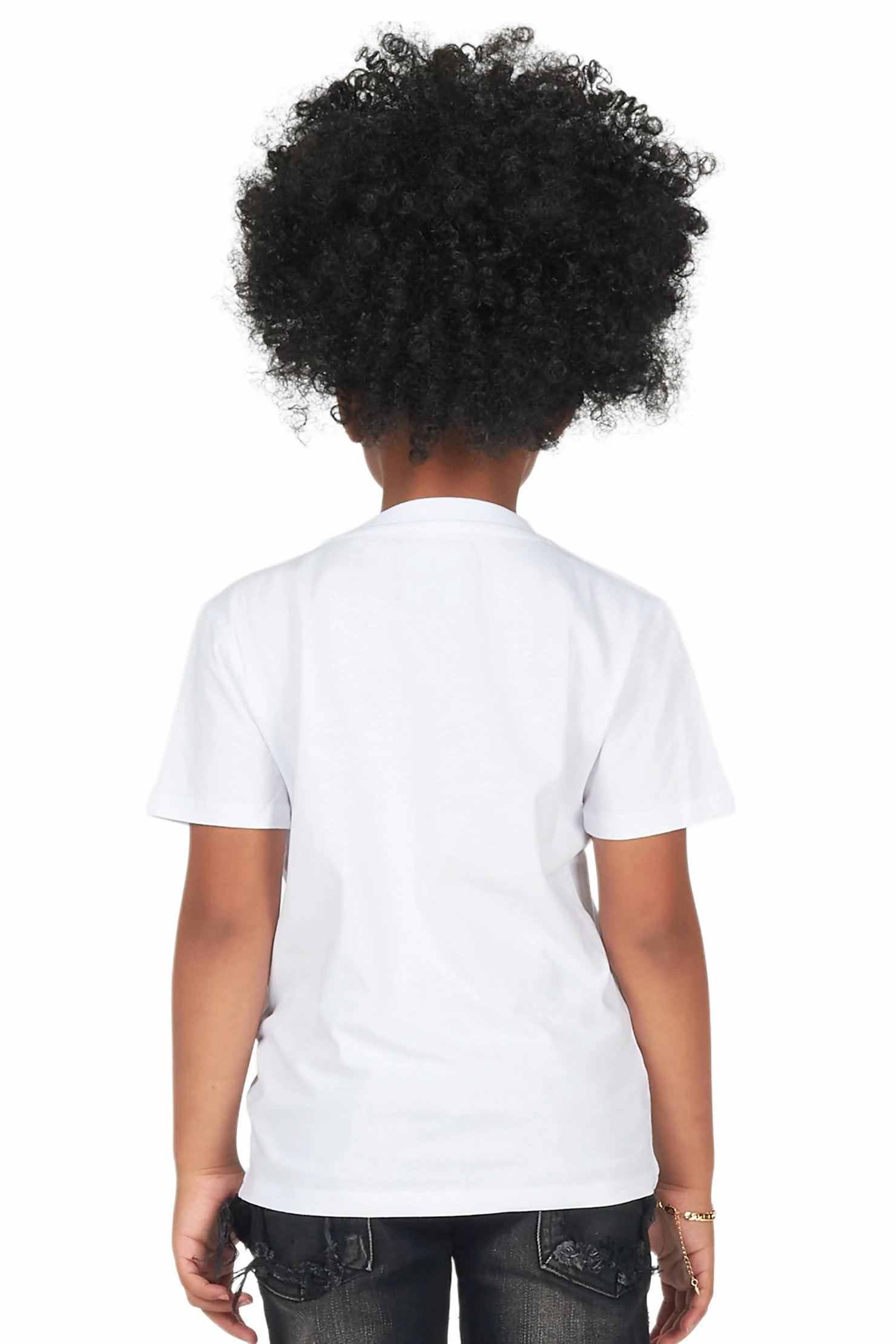 Girls Serilda White Graphic T-Shirt
