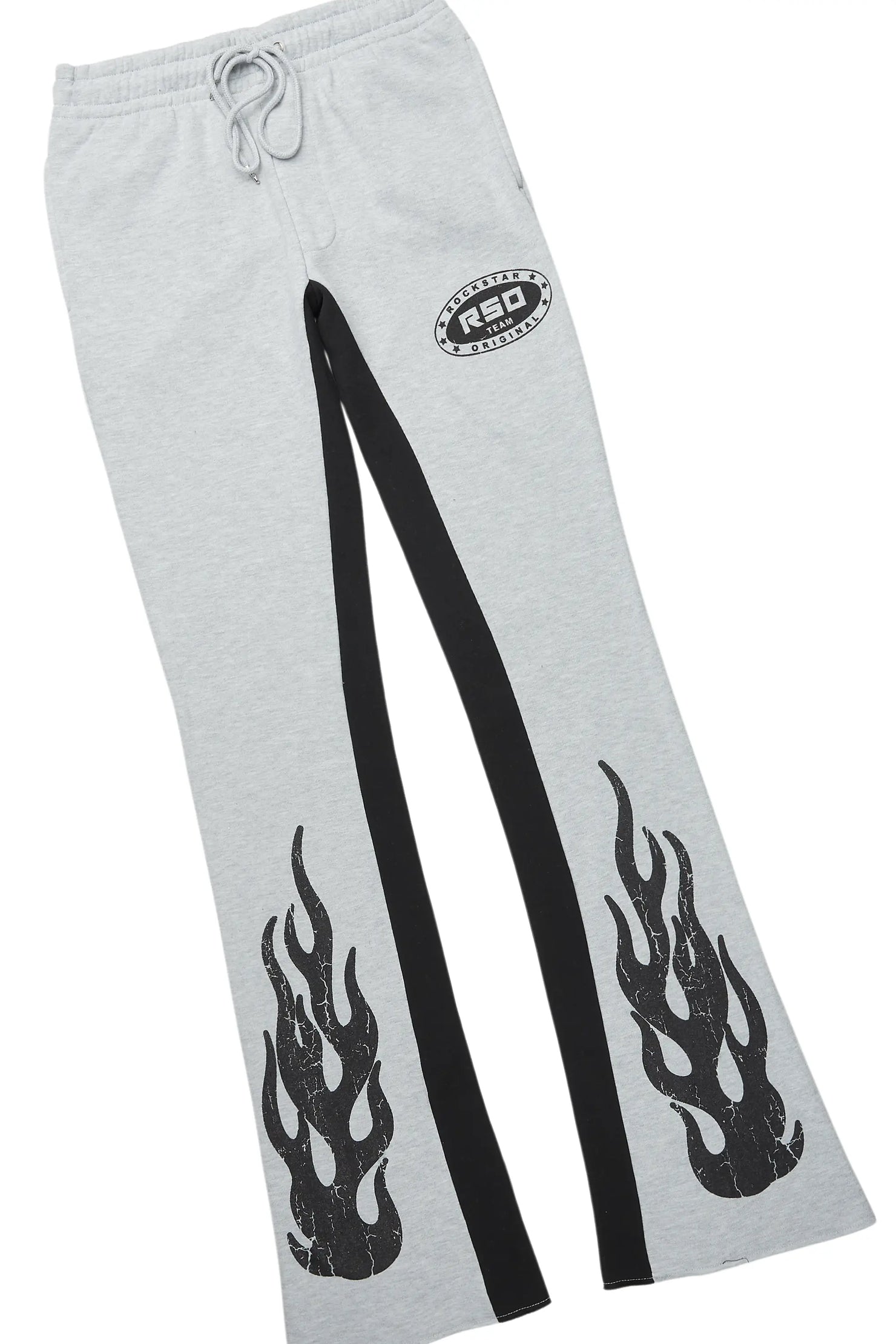 Amos Heather Grey Hoodie/Baggy Track Pant Set