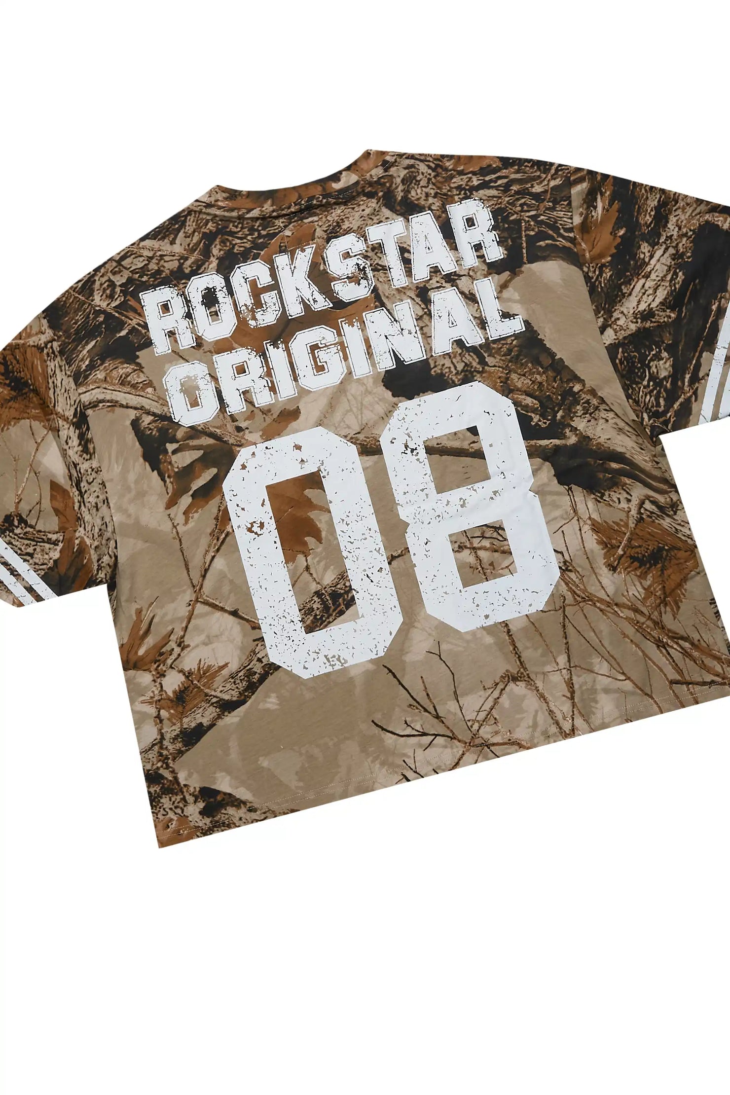 Tylla Camo T-Shirt/Baggy Stacked Track Set