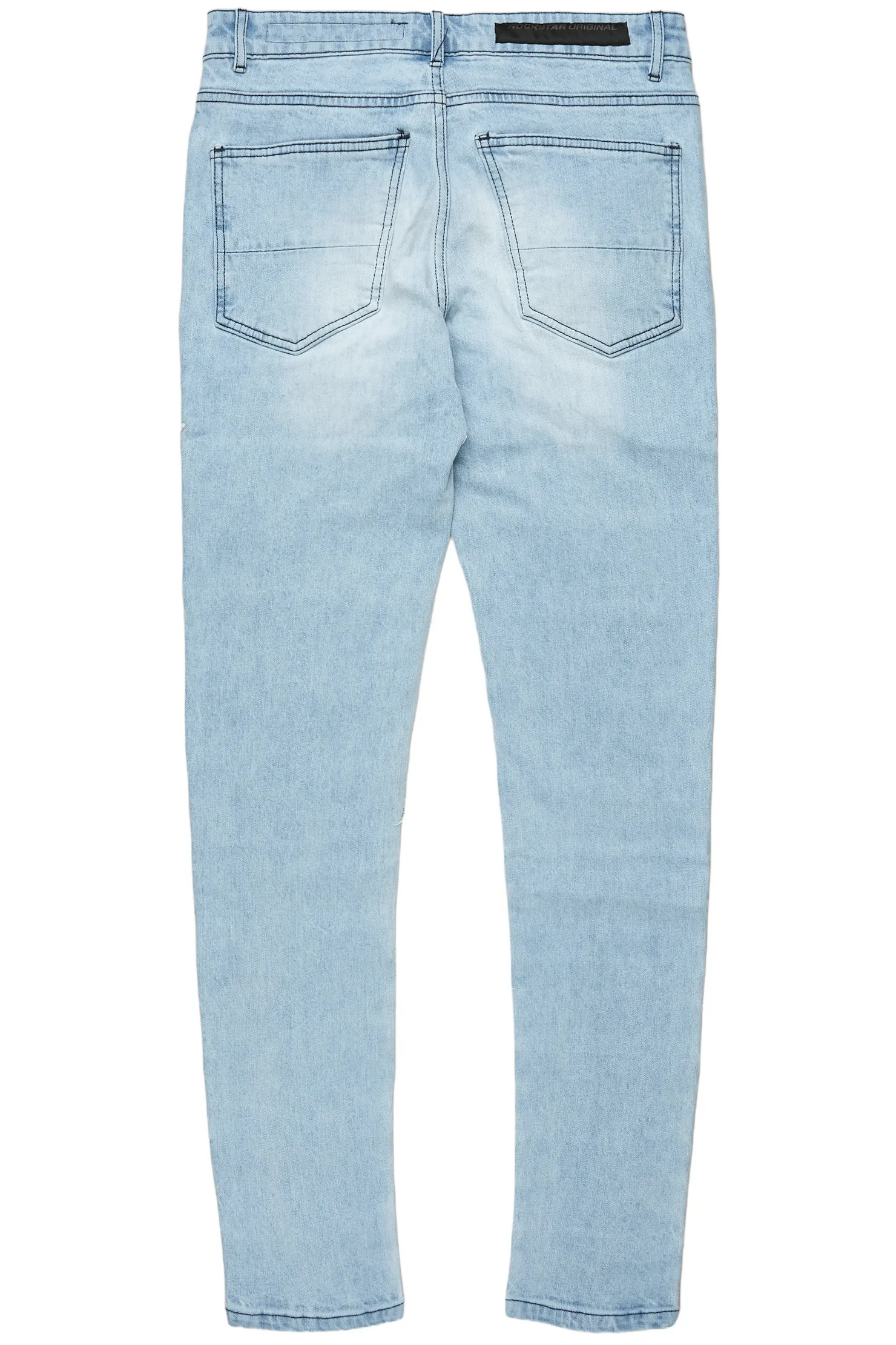 Waylon Blue Frayed Slim Fit Jean
