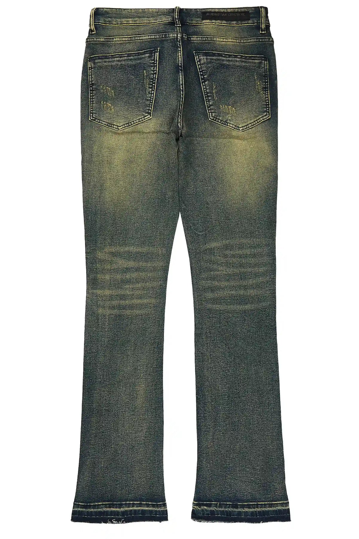 Nunoz Dark Blue Stacked Jean