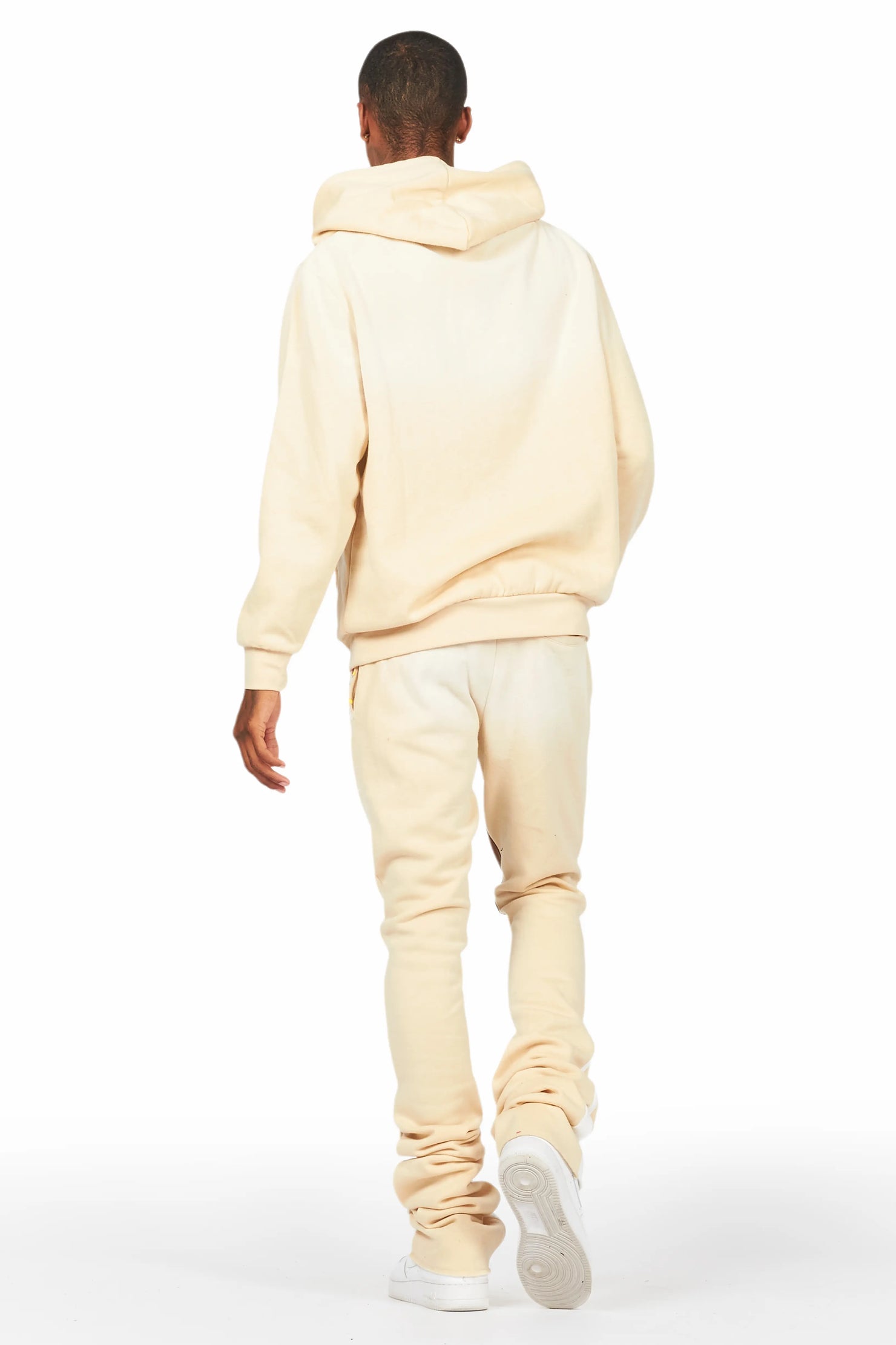 Rockstar Art Dist. Beige/White Super Stacked Pant Set