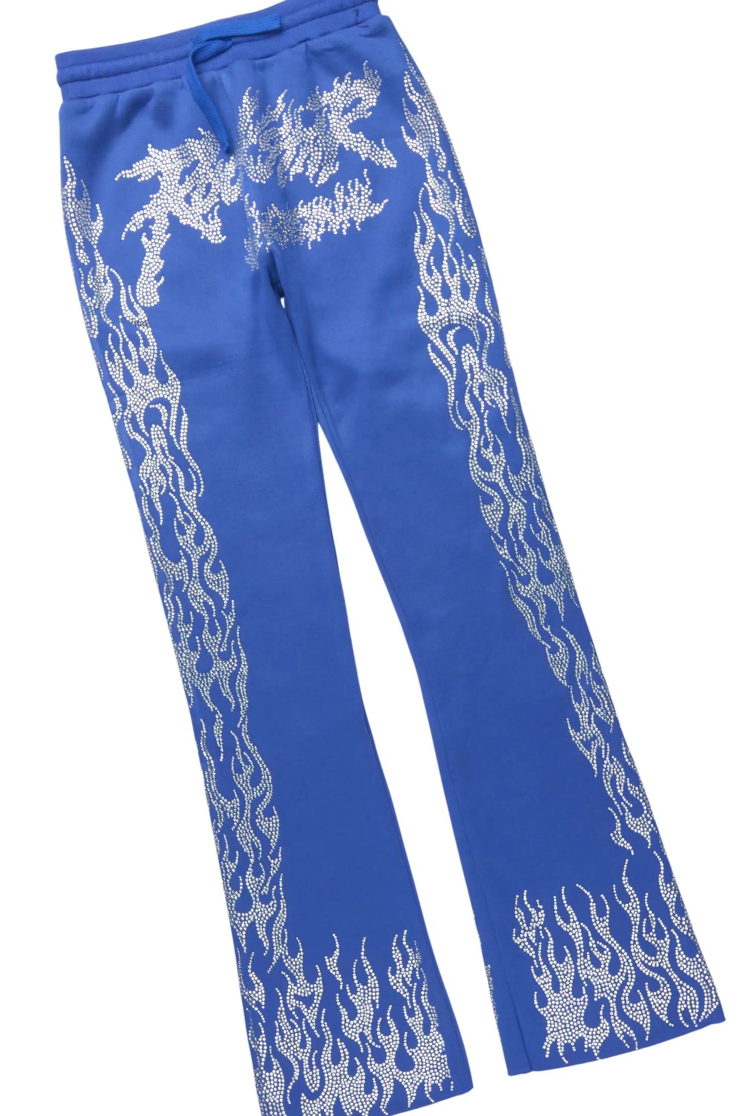 Boys Alaeno 2.0 Royal Blue Rhinestone Stacked Track Set