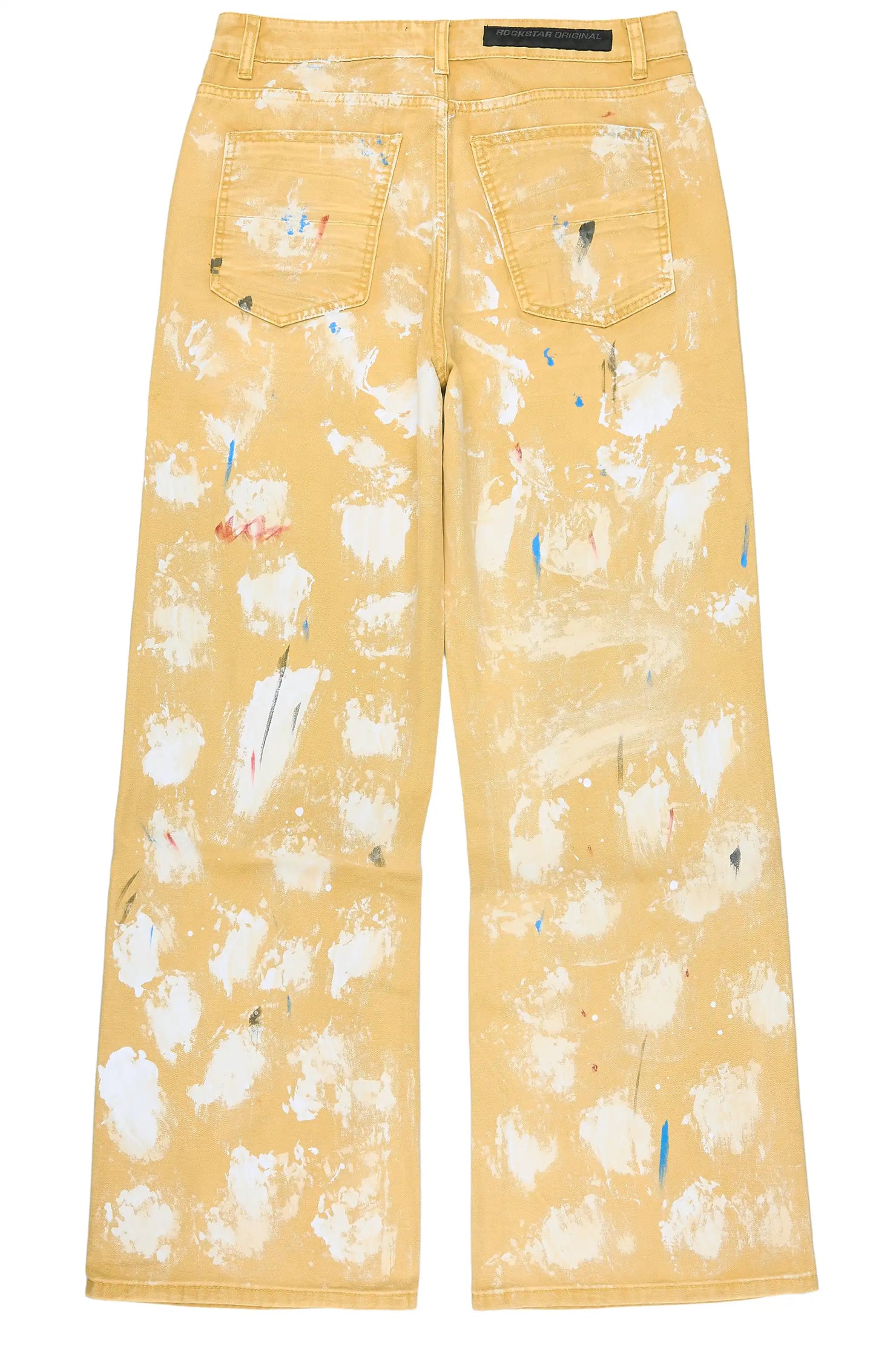 Novi Yellow Painter Baggy Fit Jean
