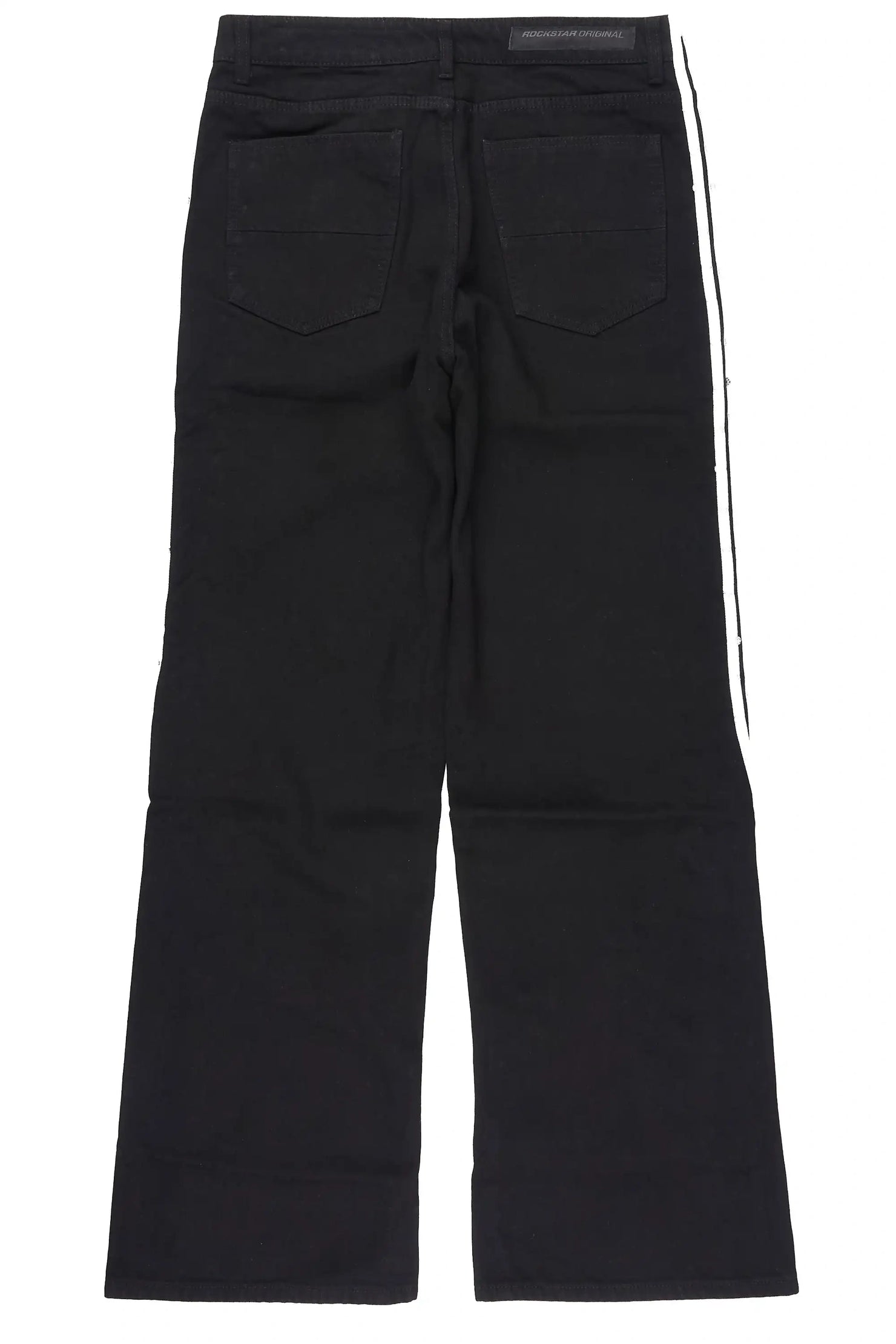 Zayven Black Baggy Fit Jean