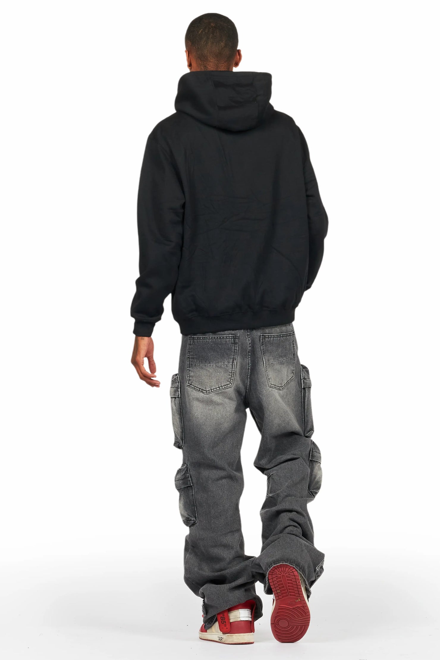 Lenz Black Baggy Fit Jean