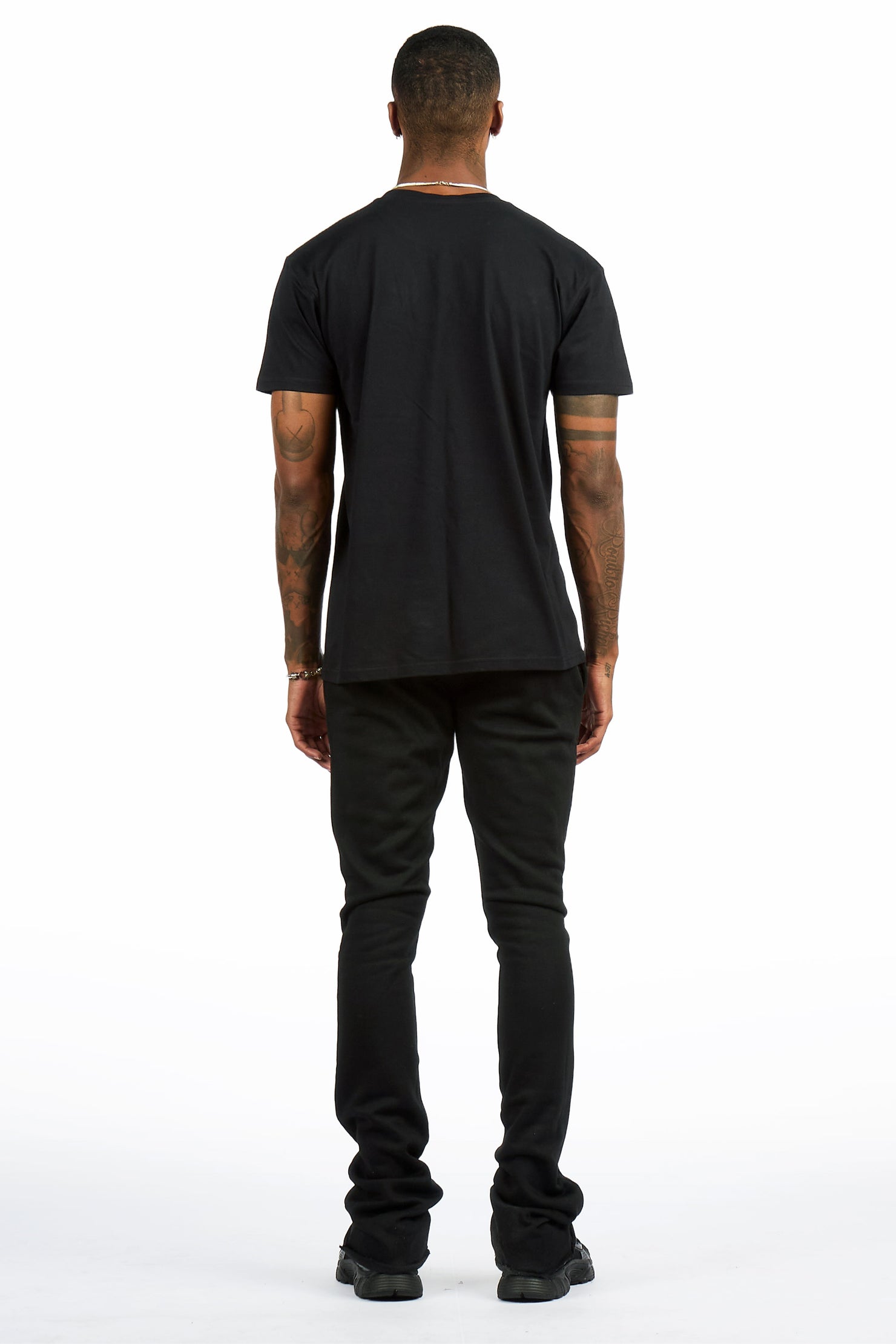 Zare 3.0 Black T-Shirt/Relaxed Track Set