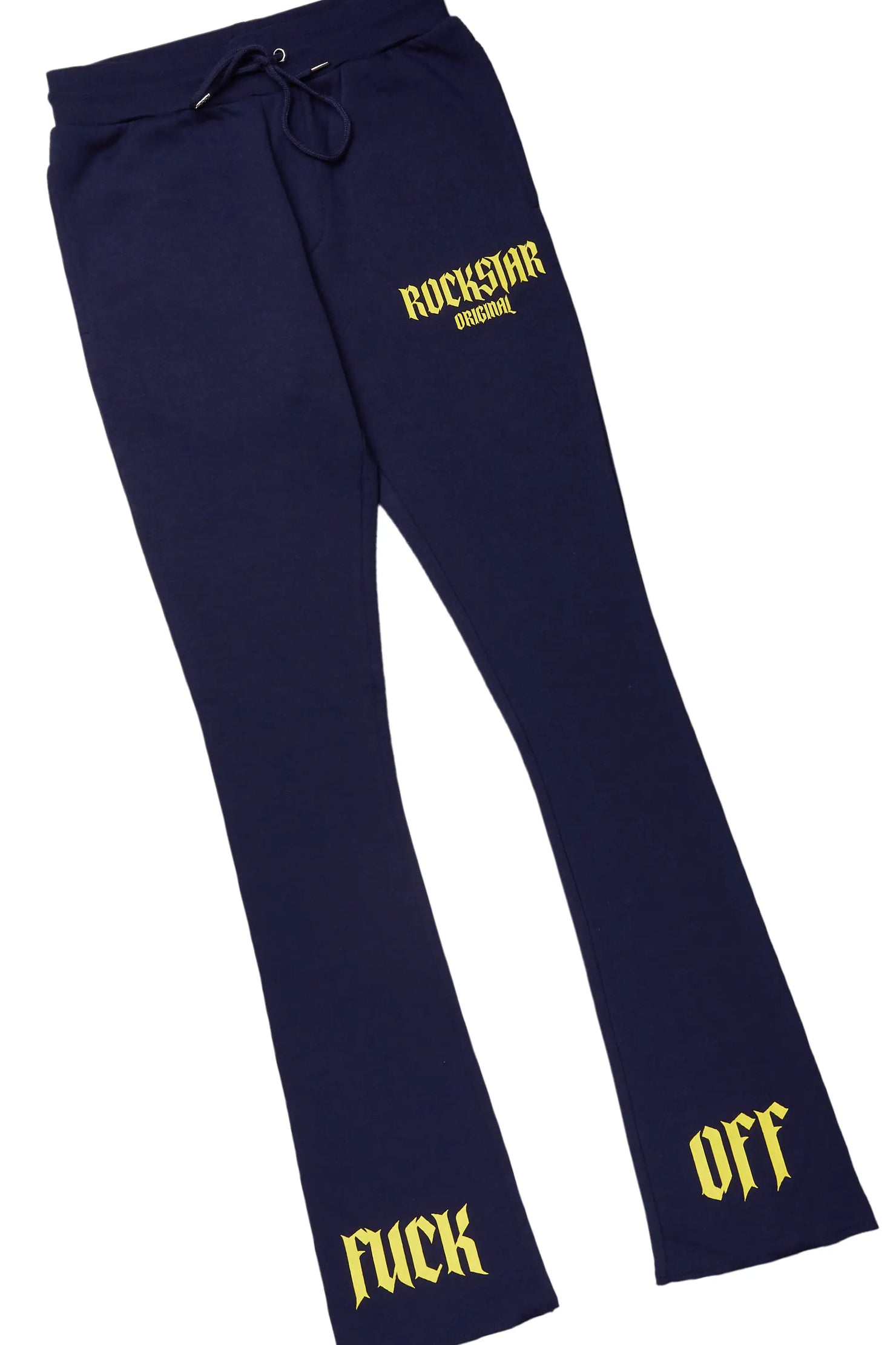 Omar Navy/Yellow Stacked Flare Track Set