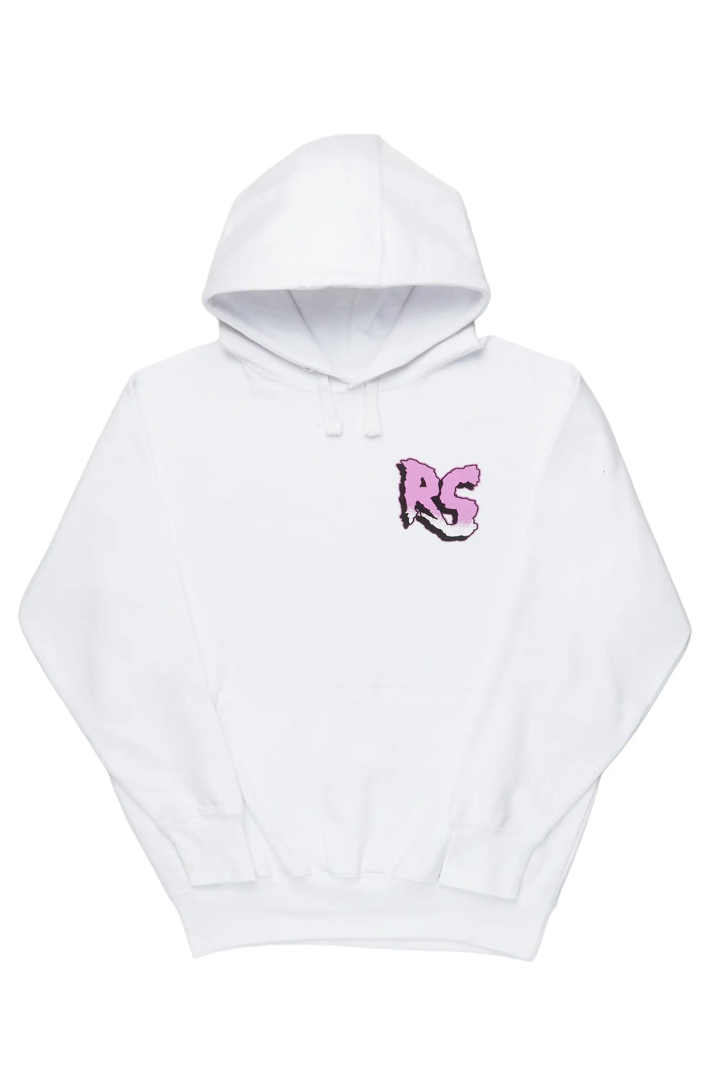 Krupshin White Graphic Hoodie