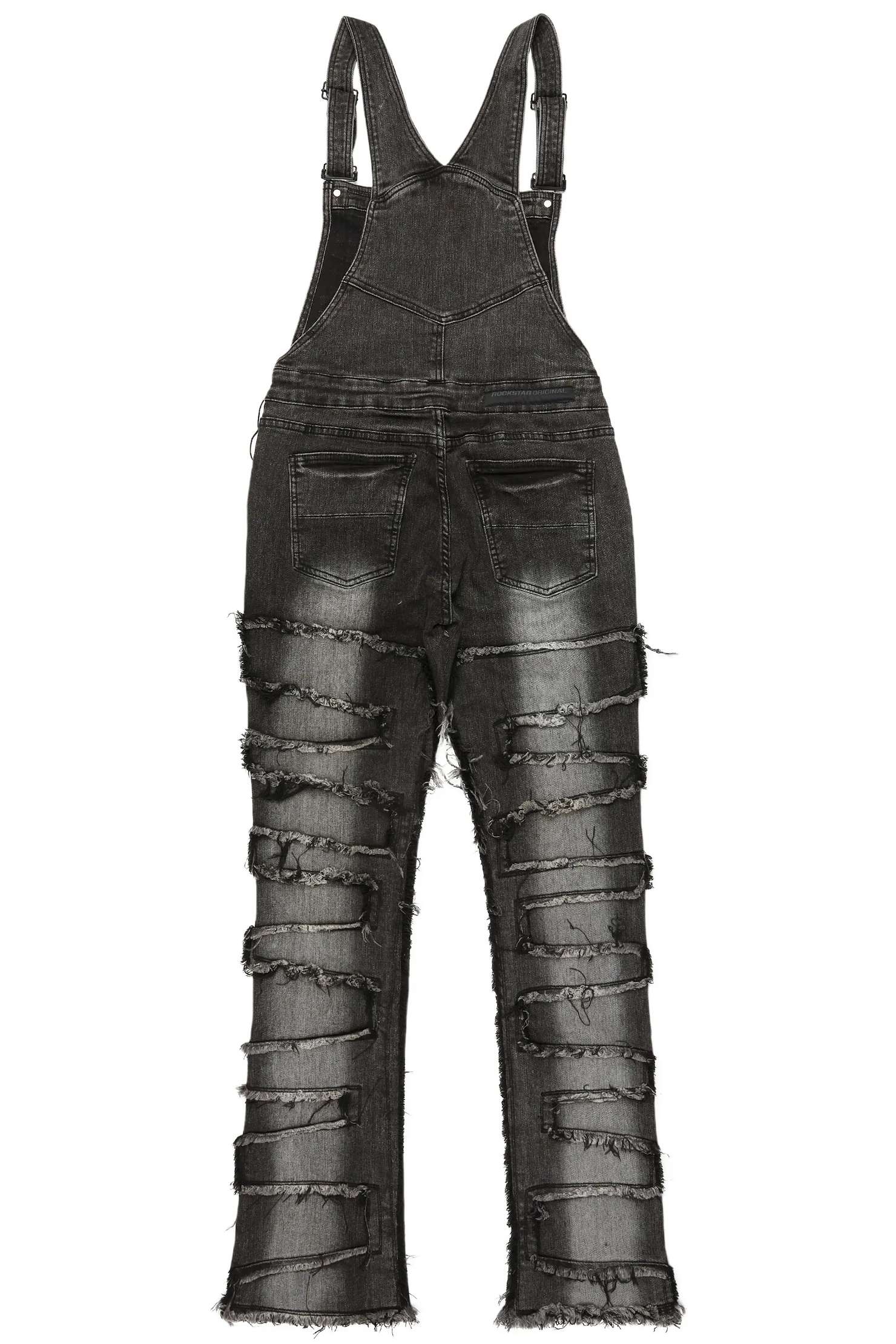 Daysha Grey Wash Denim Overall