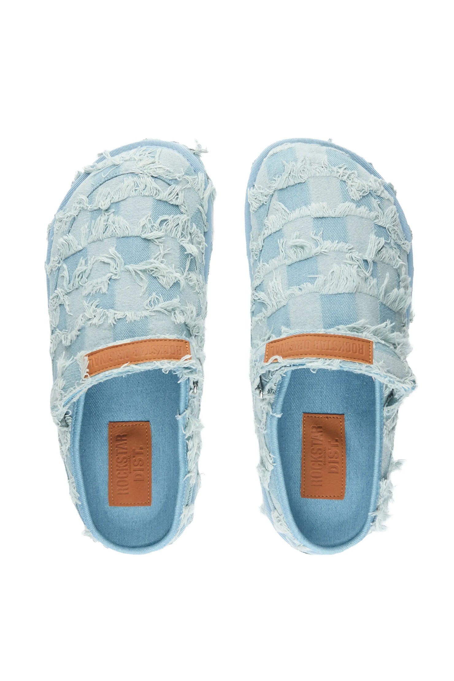 Womens Promeese Blue Mule