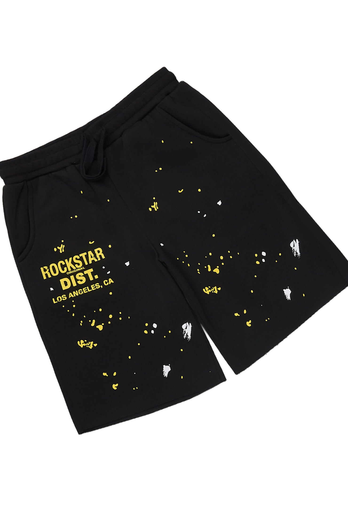 Boys Scottie Black/Yellow Short Set