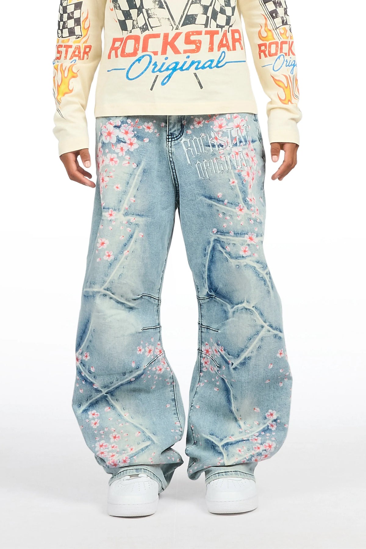 Boys Fin Blue Barrel Fit Jean