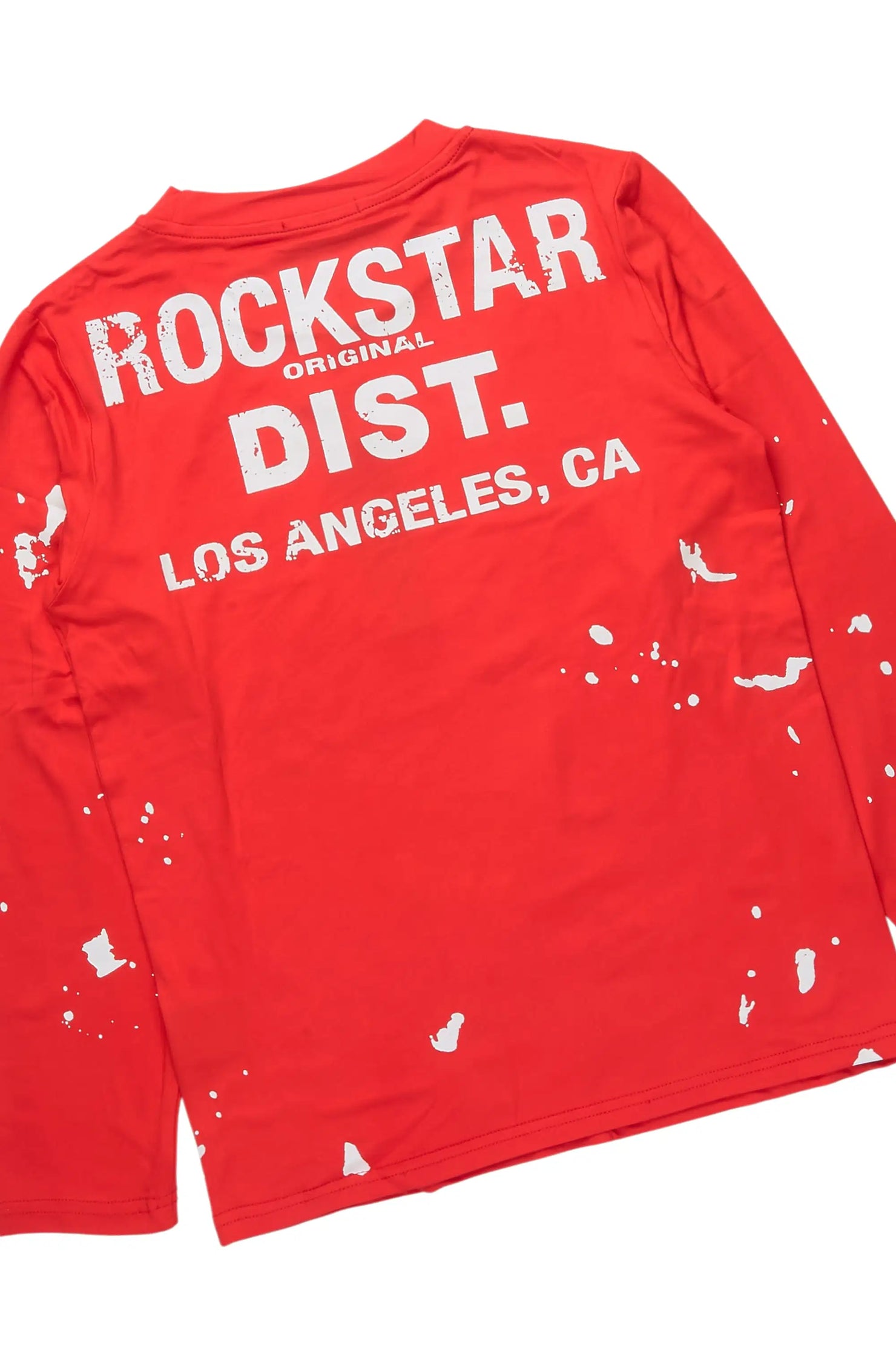 Girls Living For It Red Long Sleeve Lounge Set