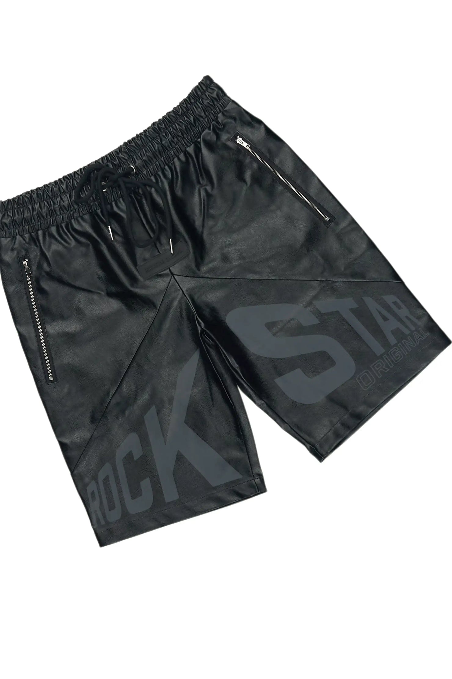 Zayn Black Graphic Short Set