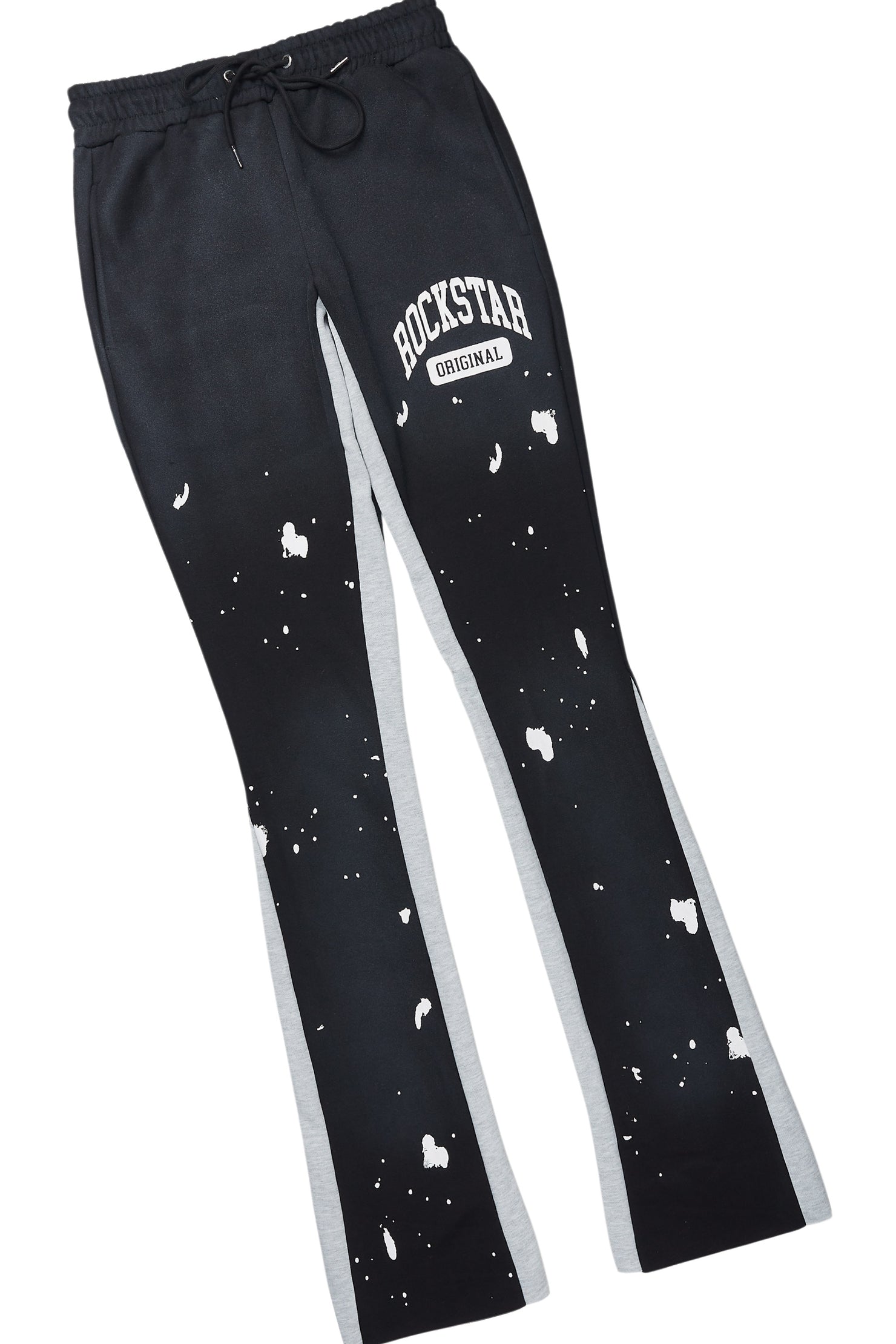 Rainer Black T-Shirt/Stacked Flare Track Set