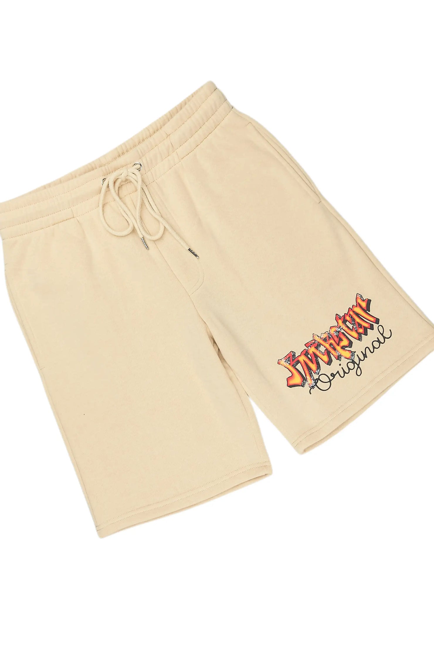 Shoota Beige/Black Short Set