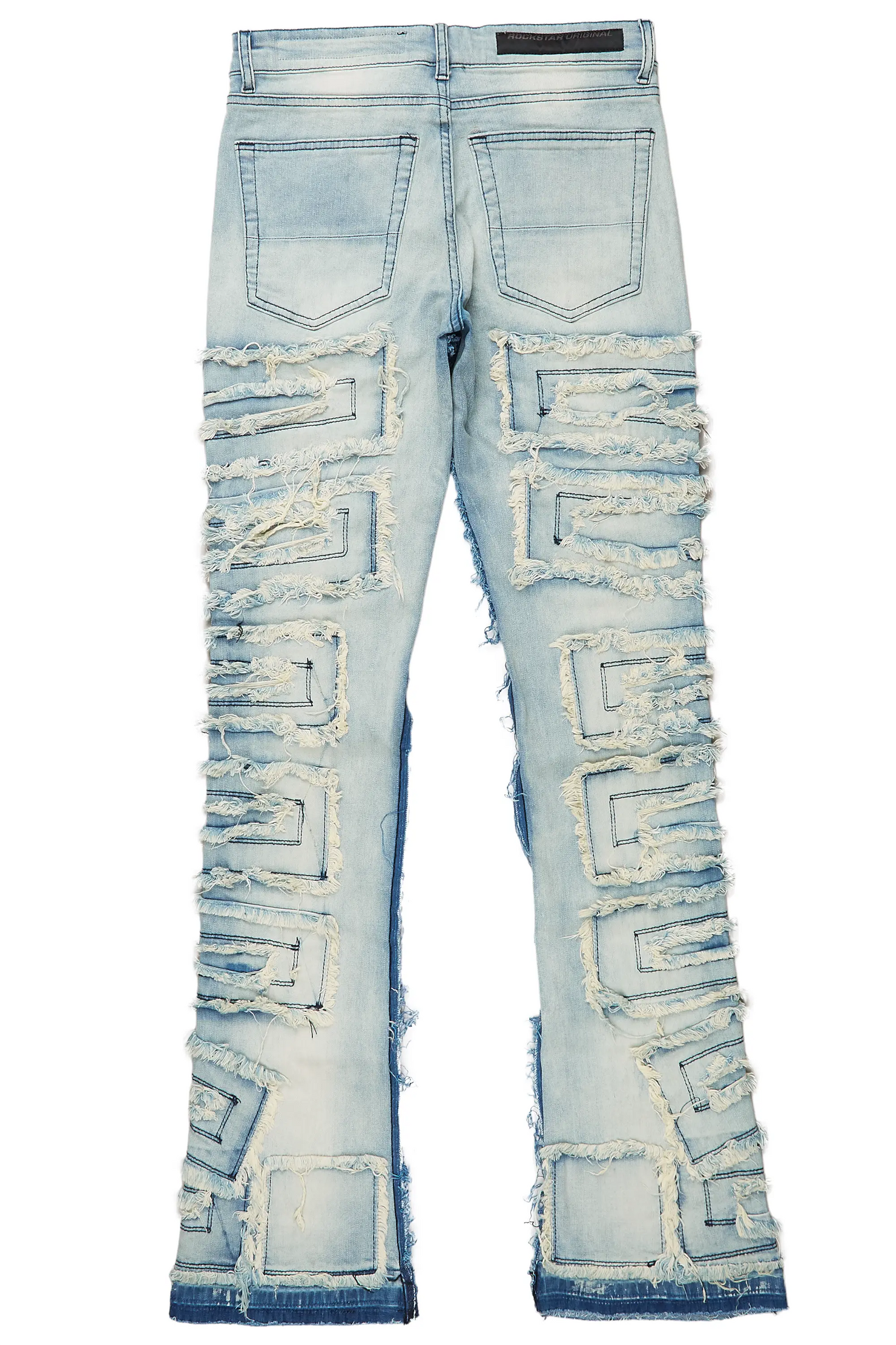 Wayland Blue Stacked Flare Jean