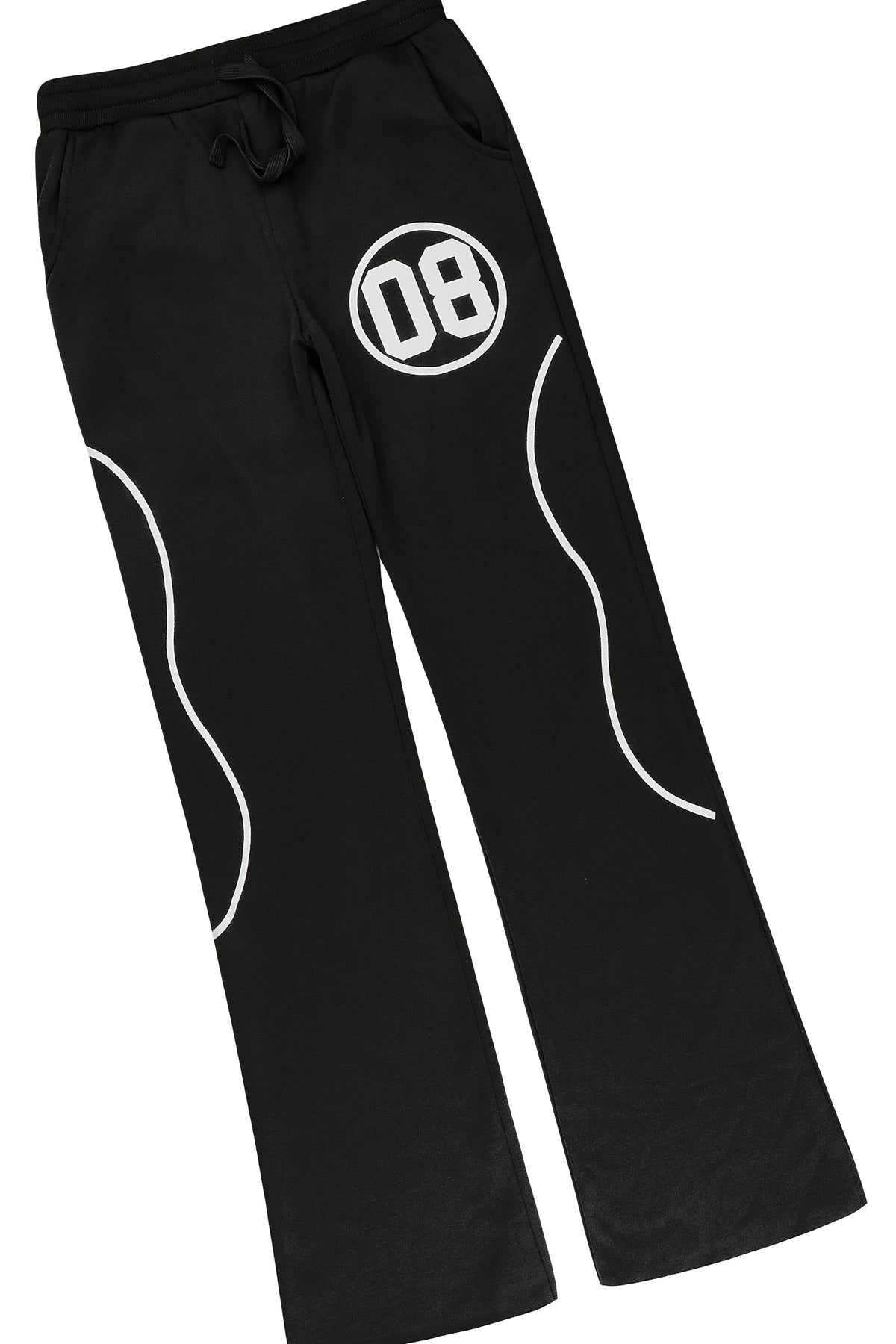 Boys Gazo Black Hoodie Stacked Track Set