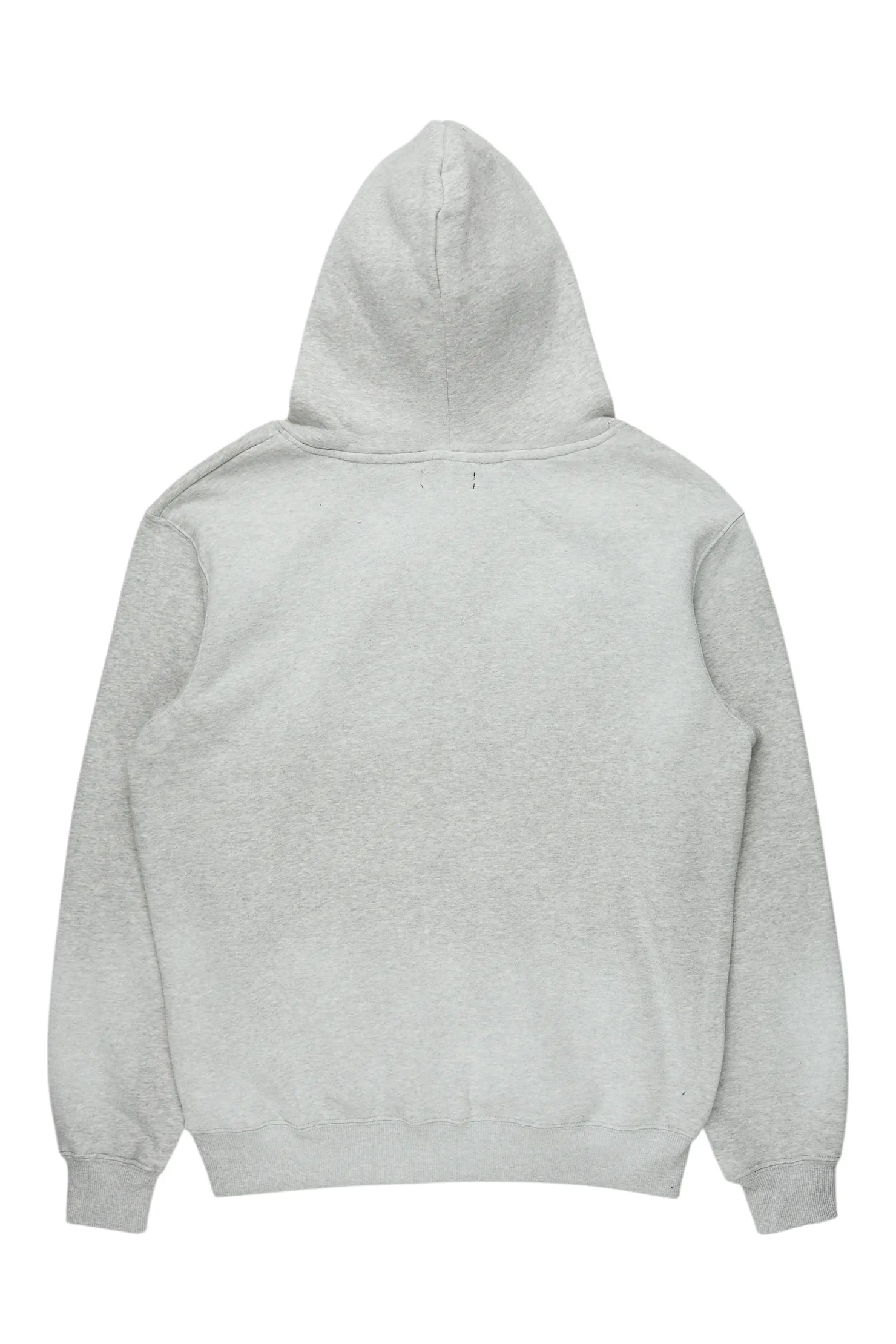 Baki Heather Grey Distressed Hoodie