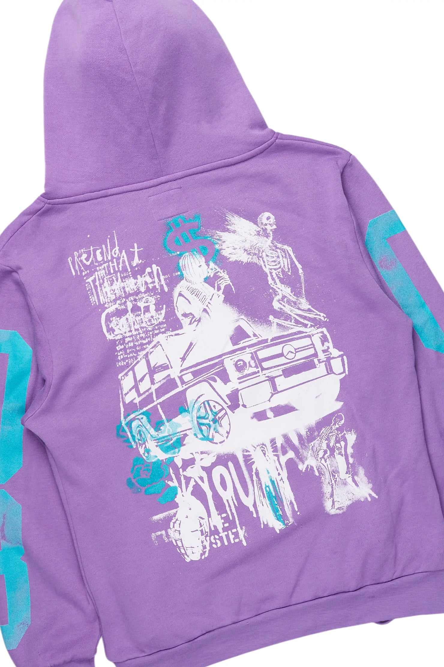 Grill Purple Hoodie/Baggy Fit Jean Bundle