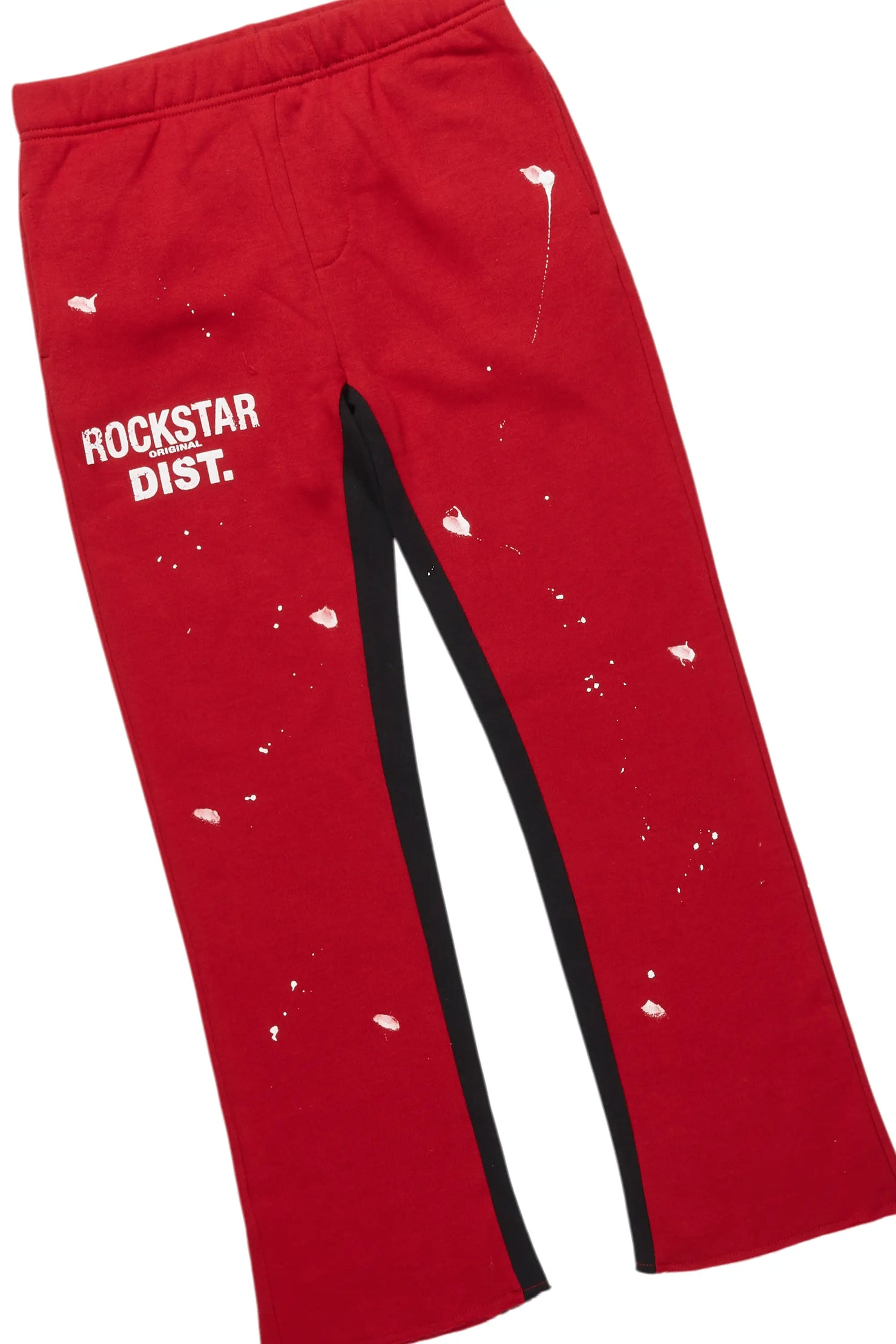 Boys Raffer Burgundy Baggy Fit Pant Set