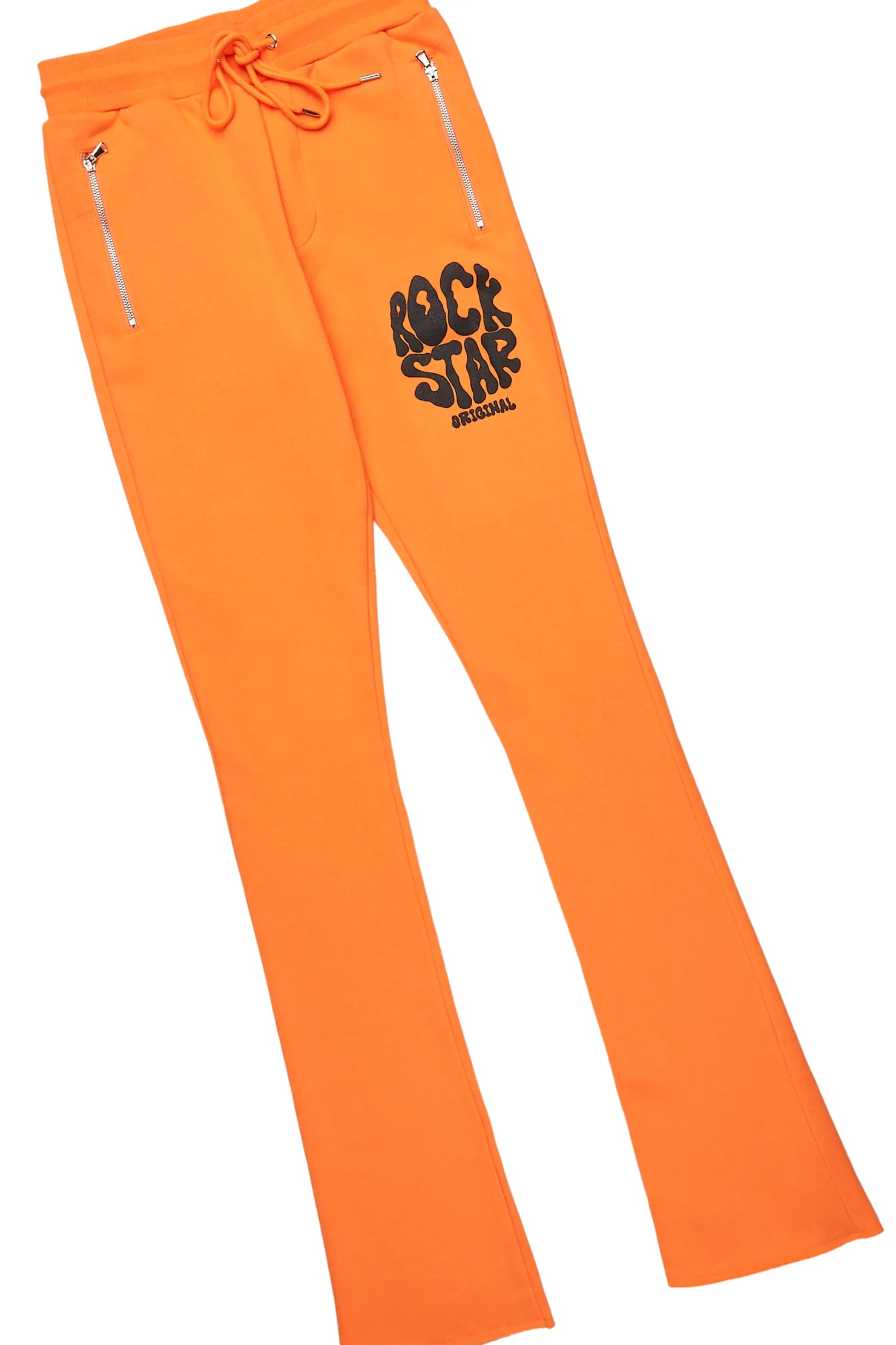 Warblen Orange T-Shirt/Stacked Flare Pant Set
