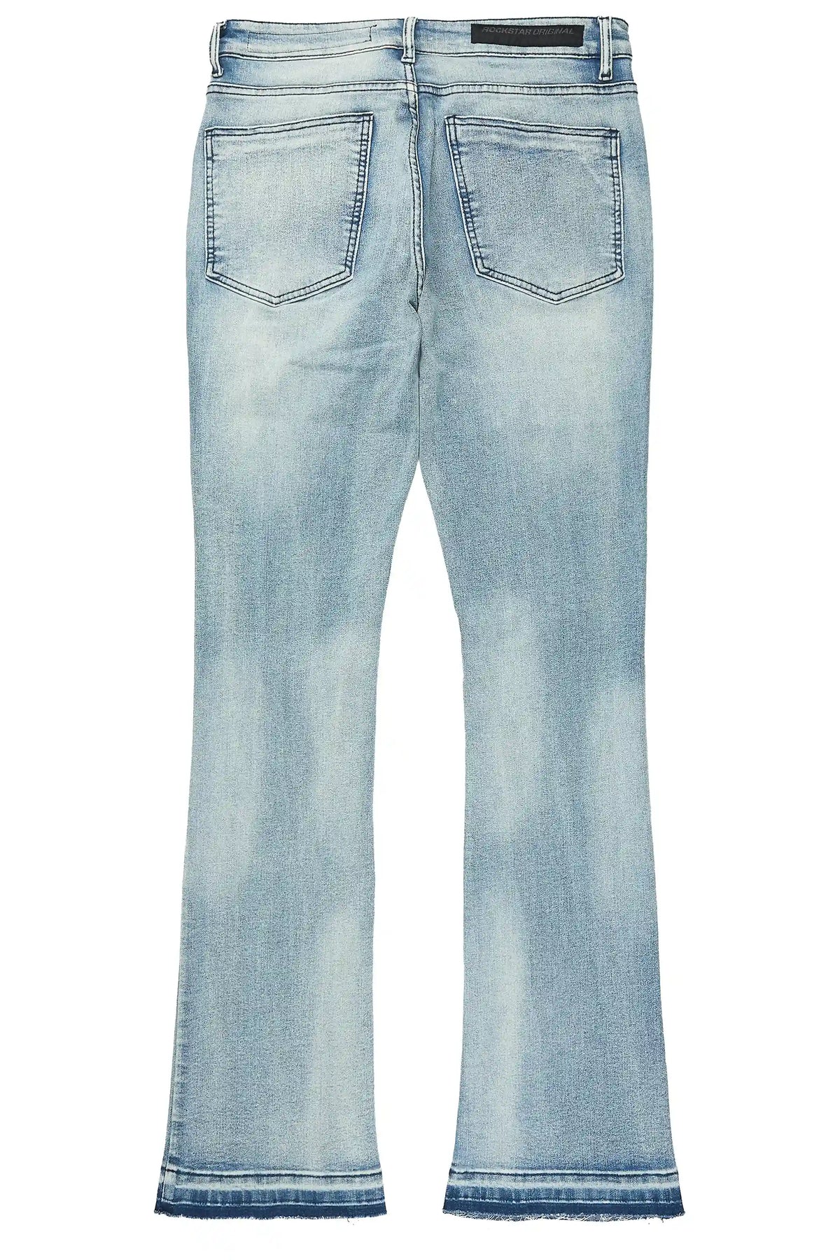 Jayroe Medium Blue Stacked Jean