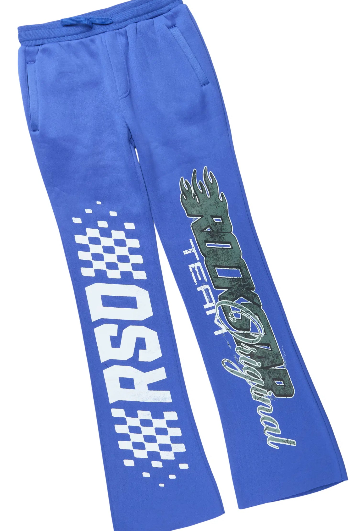Boys Flash Royal Blue/Multi Stacked Track Set