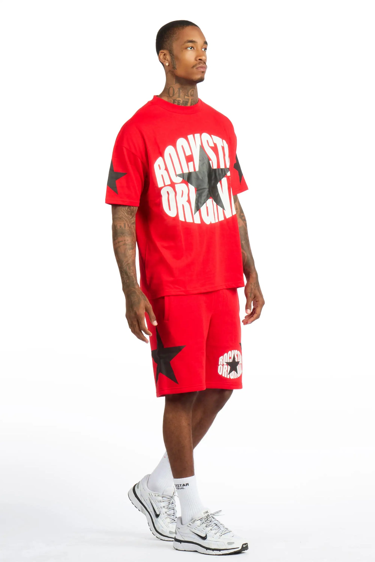 States Red/White Short Set