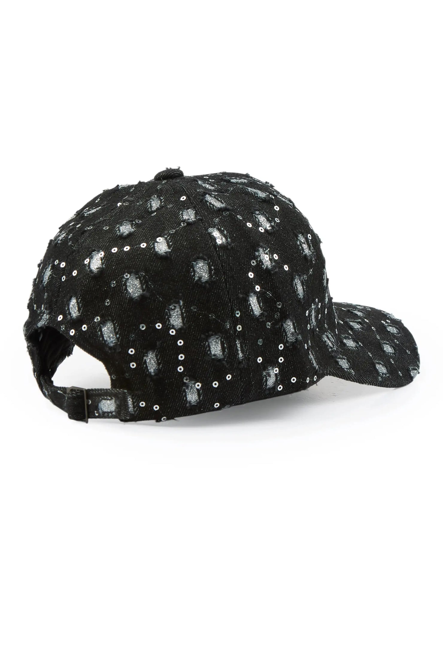 Markia Black Rhinestone Trucker Hat