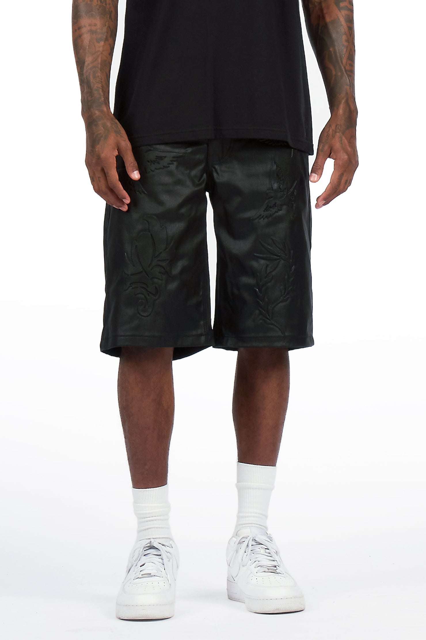 Esco Black Denim Short