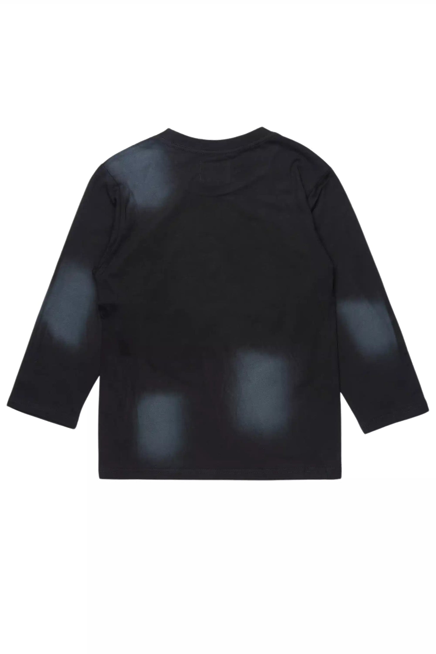 Boys State L/S Black/Red Graphic T-Shirt with Patch