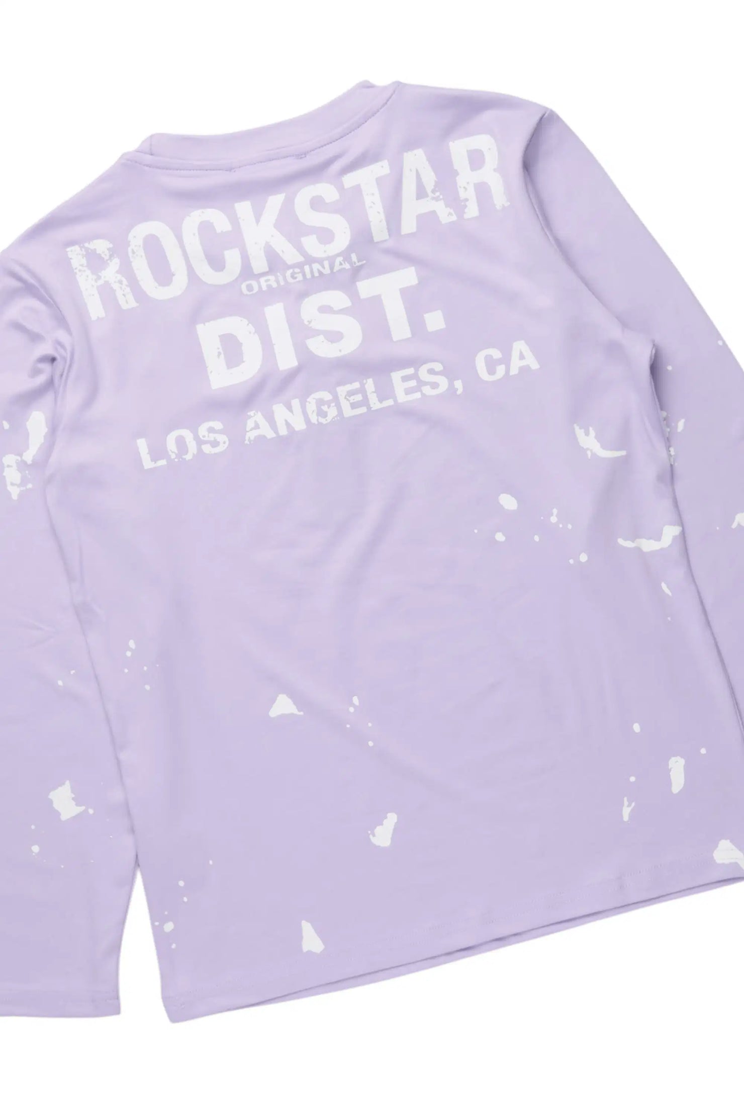 Girls Living For It Lavender Long Sleeve Lounge Set